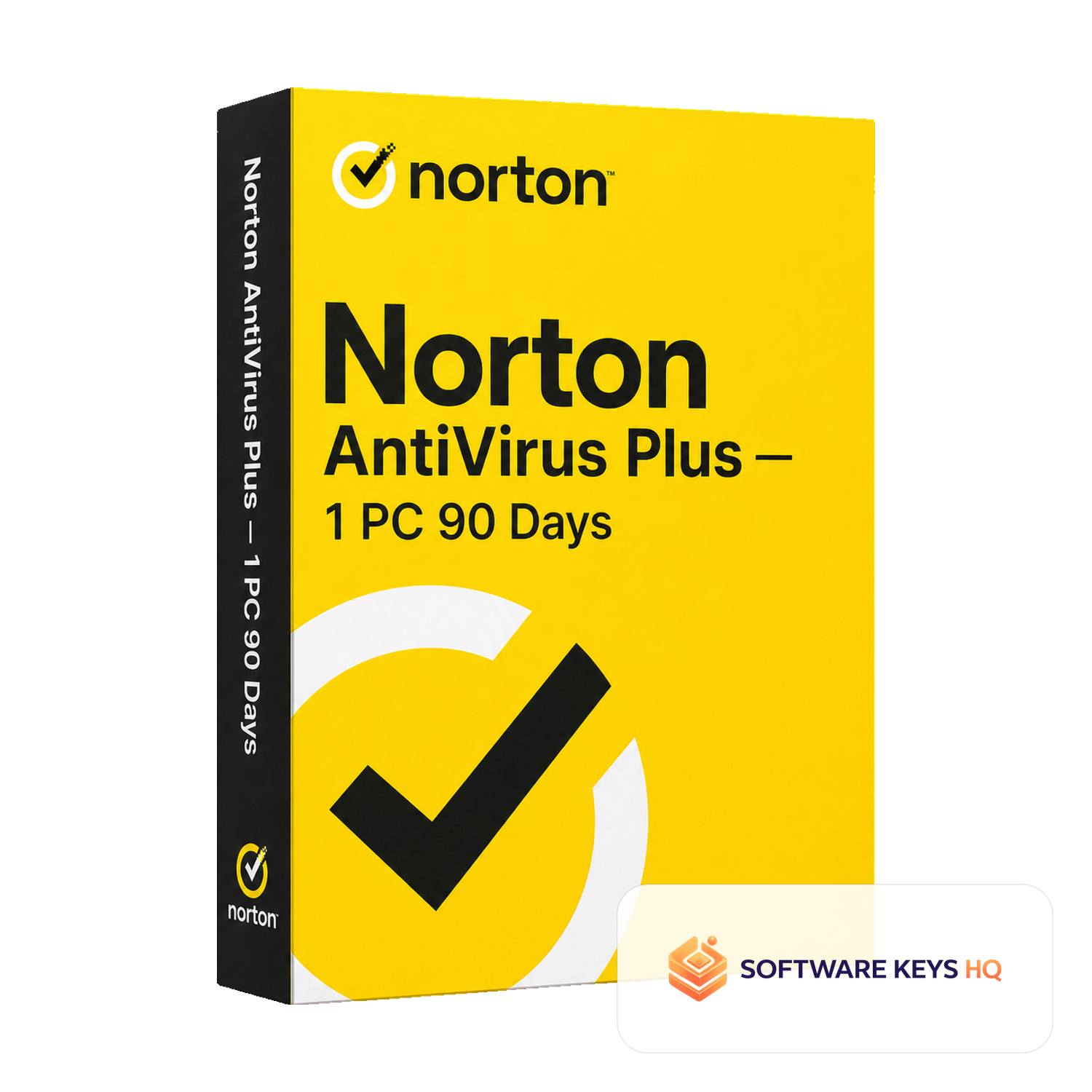 Norton AntiVirus Plus 1 PC 90 Days software box