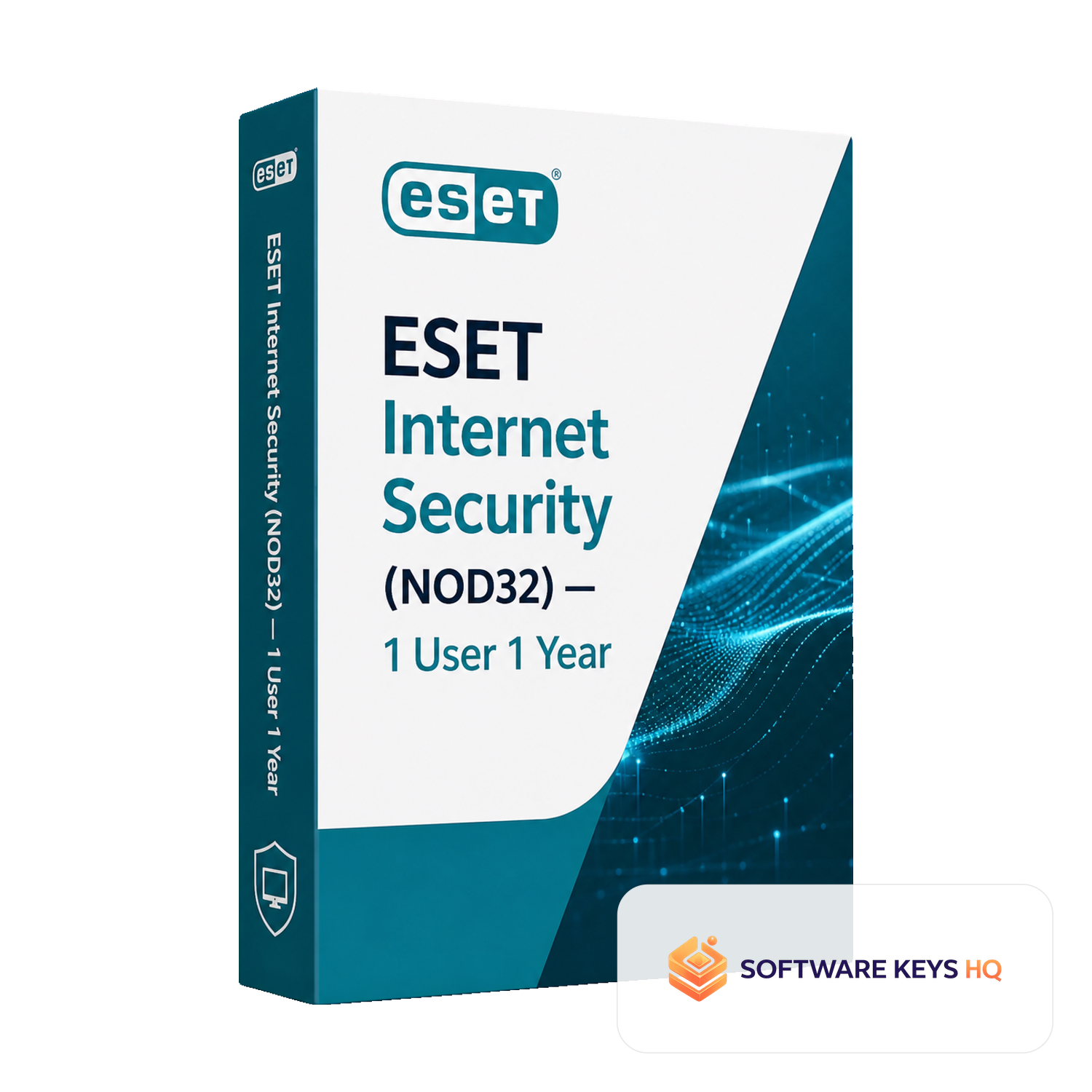 ESET Internet Security (NOD32) 1 User 1 Year software box