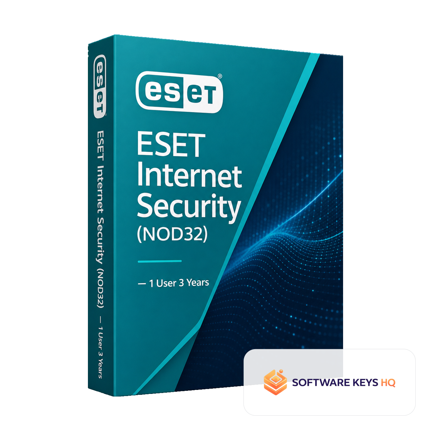 ESET Internet Security (NOD32) 1 User 3 Years software box