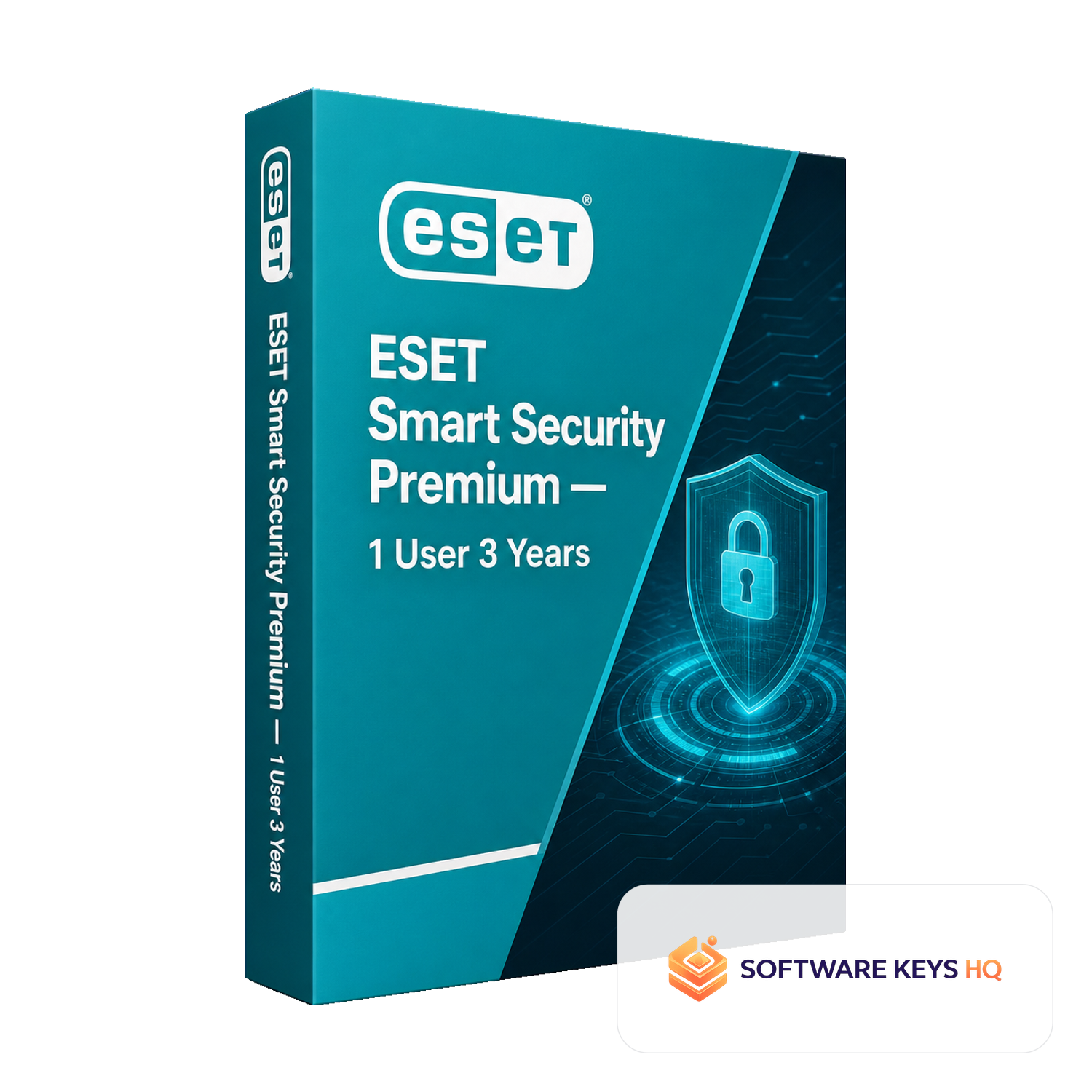 ESET Smart Security Premium 1 User 3 Years software box