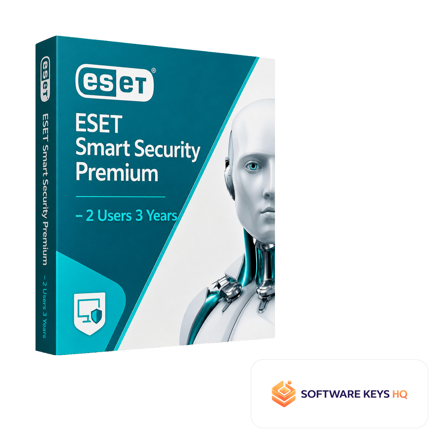 ESET Smart Security Premium 2 Users 3 Years software box