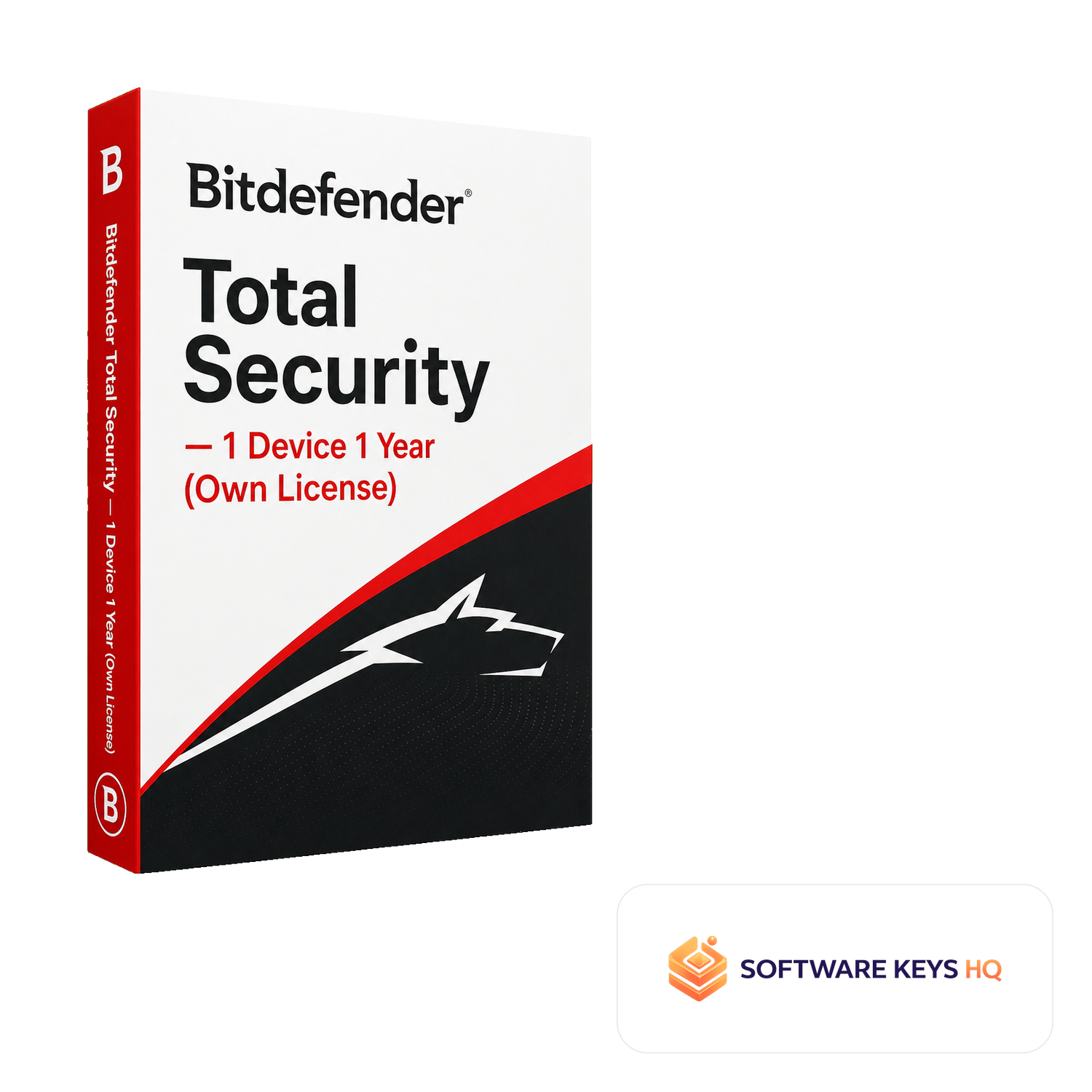 Bitdefender Total Security 1 Device 1 Year (Own License) software box