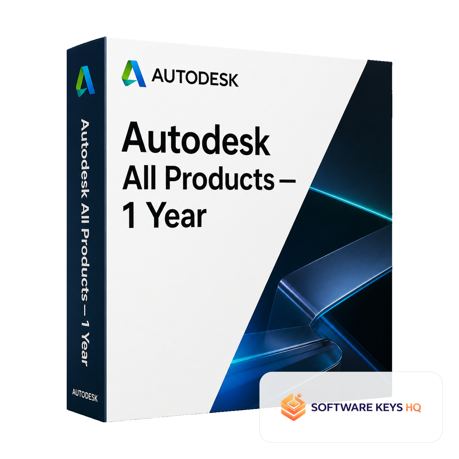 Autodesk All Products 1 Year software box