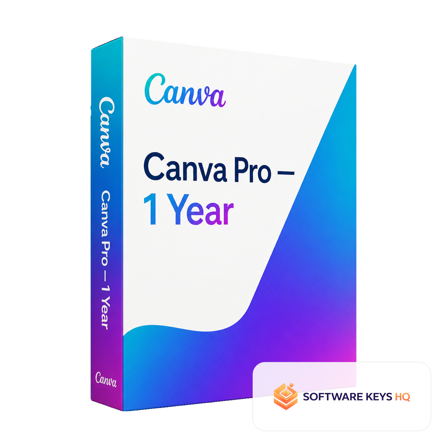Canva Pro 1 Year software box