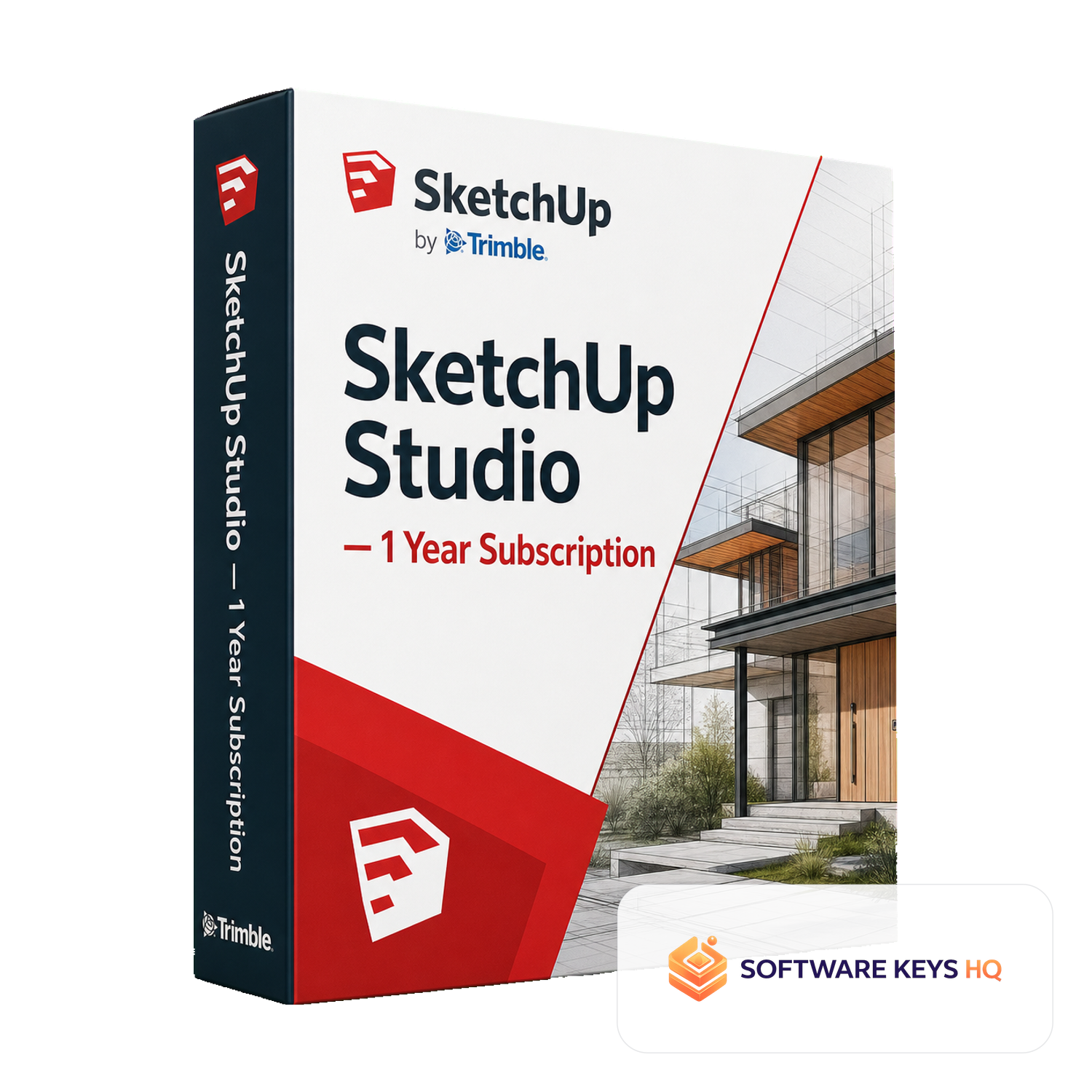SketchUp Studio 1 Year Subscription software box