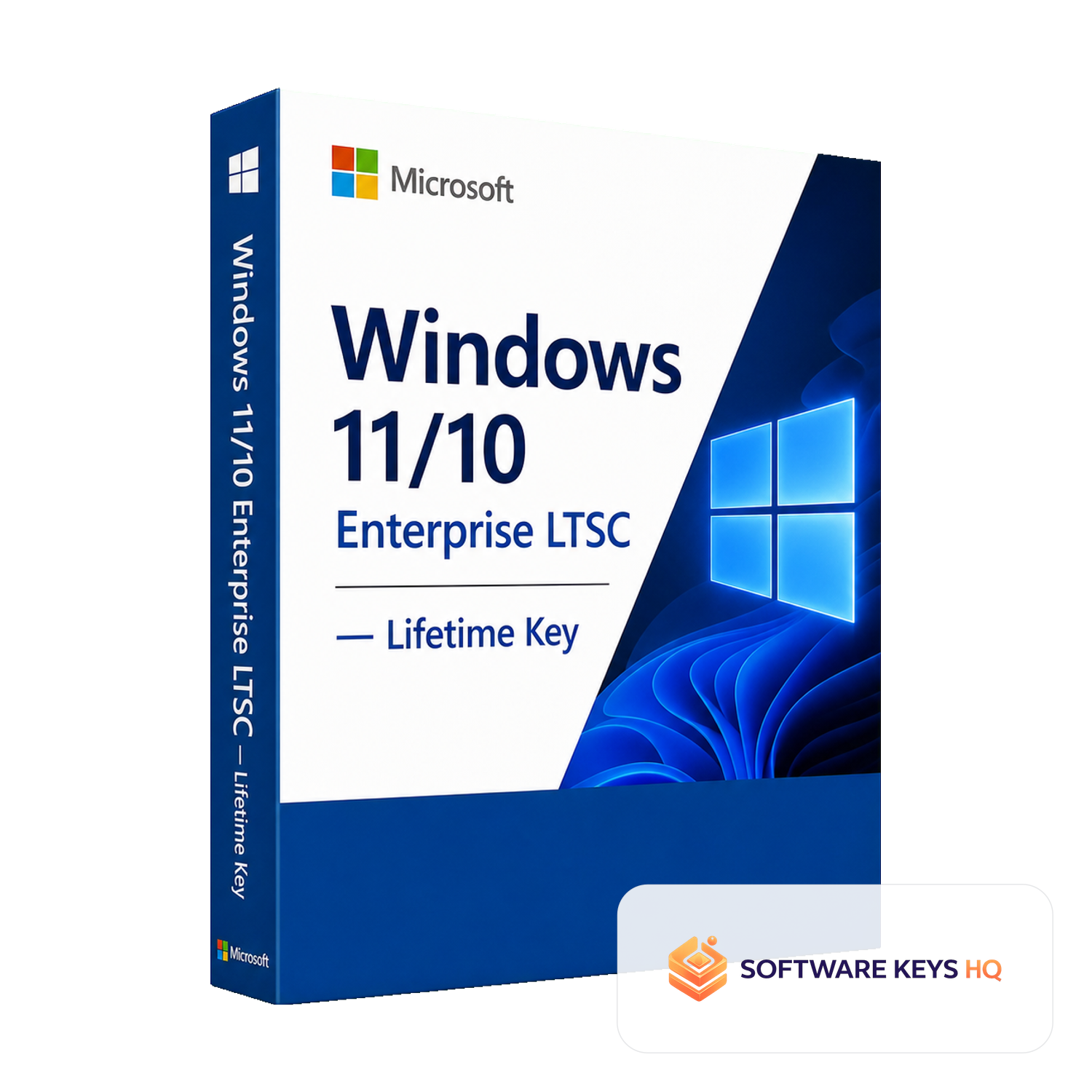Windows 11/10 Enterprise LTSC Lifetime Key software box