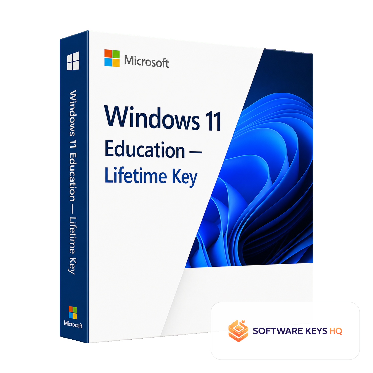 Windows 11 Education Lifetime Key software box