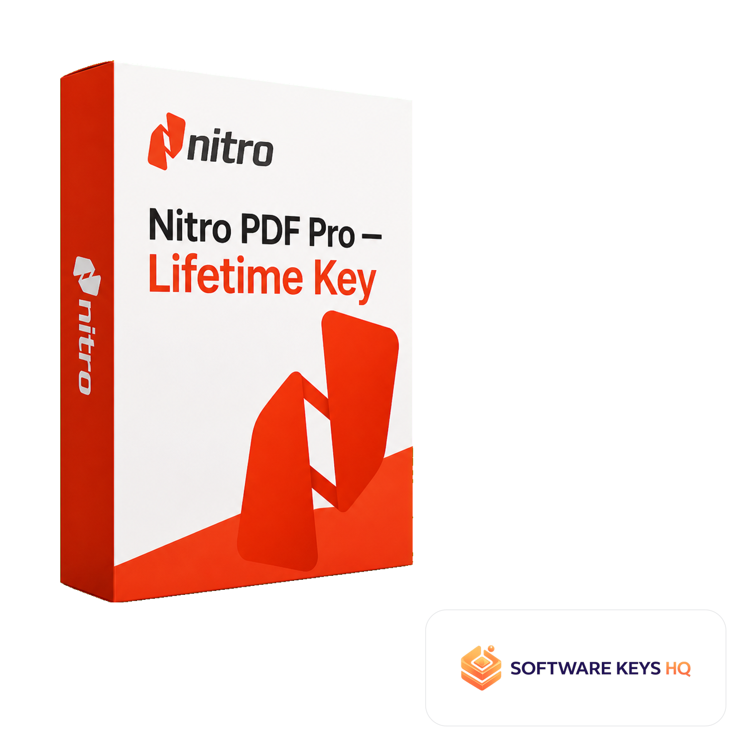 Nitro PDF Pro Lifetime Key software box