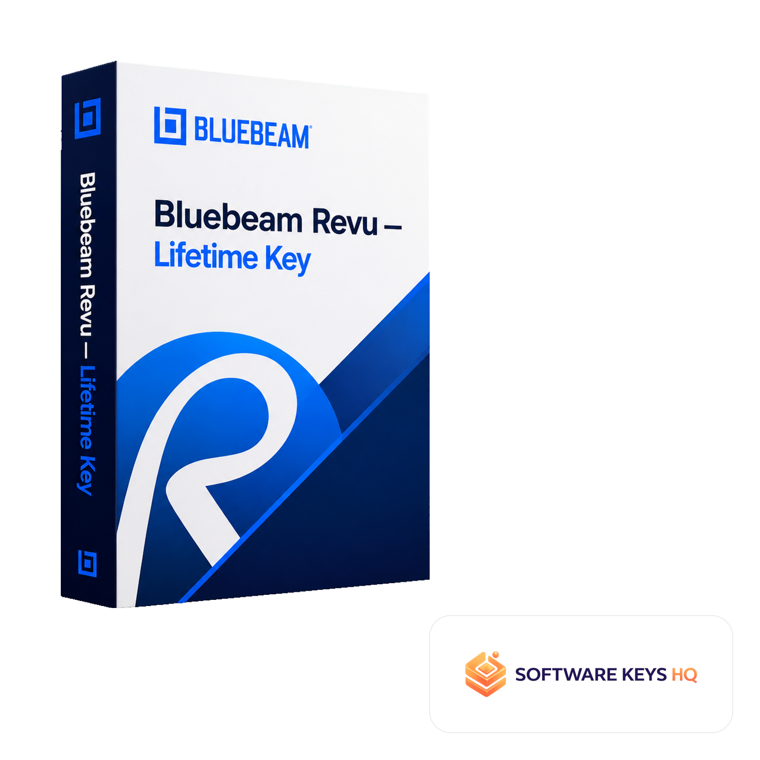 Bluebeam Revu Lifetime Key software box