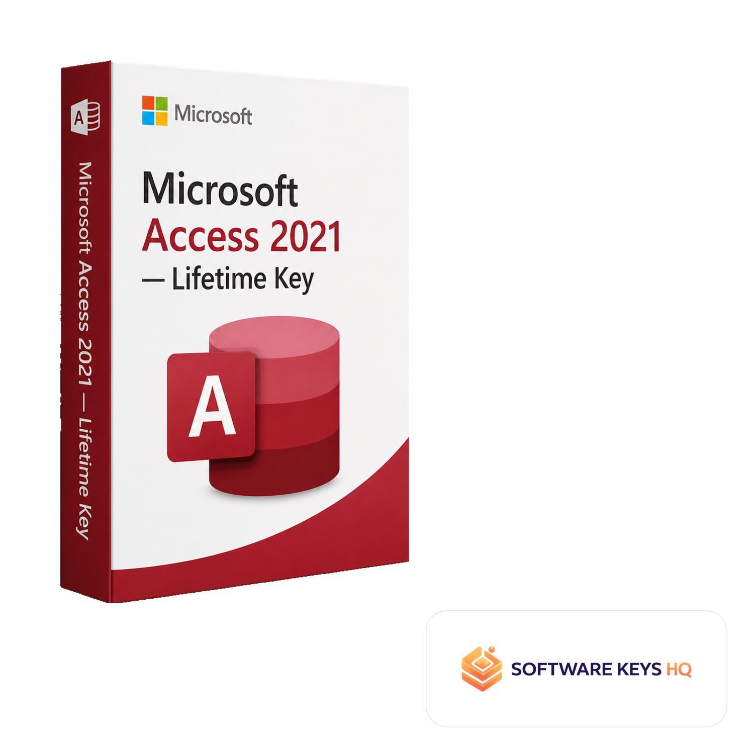 Microsoft Access 2021 Lifetime Key software box