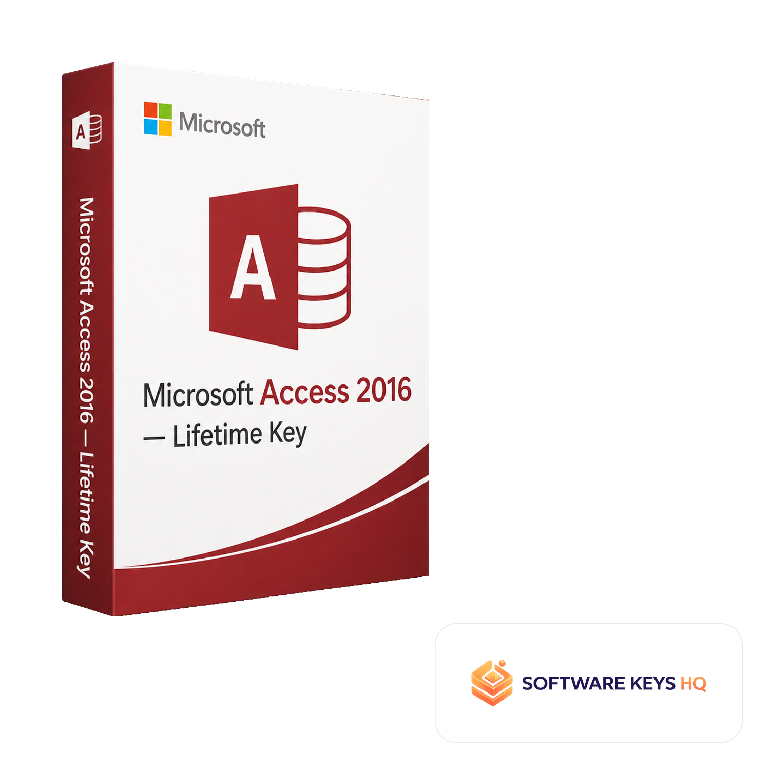 Microsoft Access 2016 Lifetime Key software box