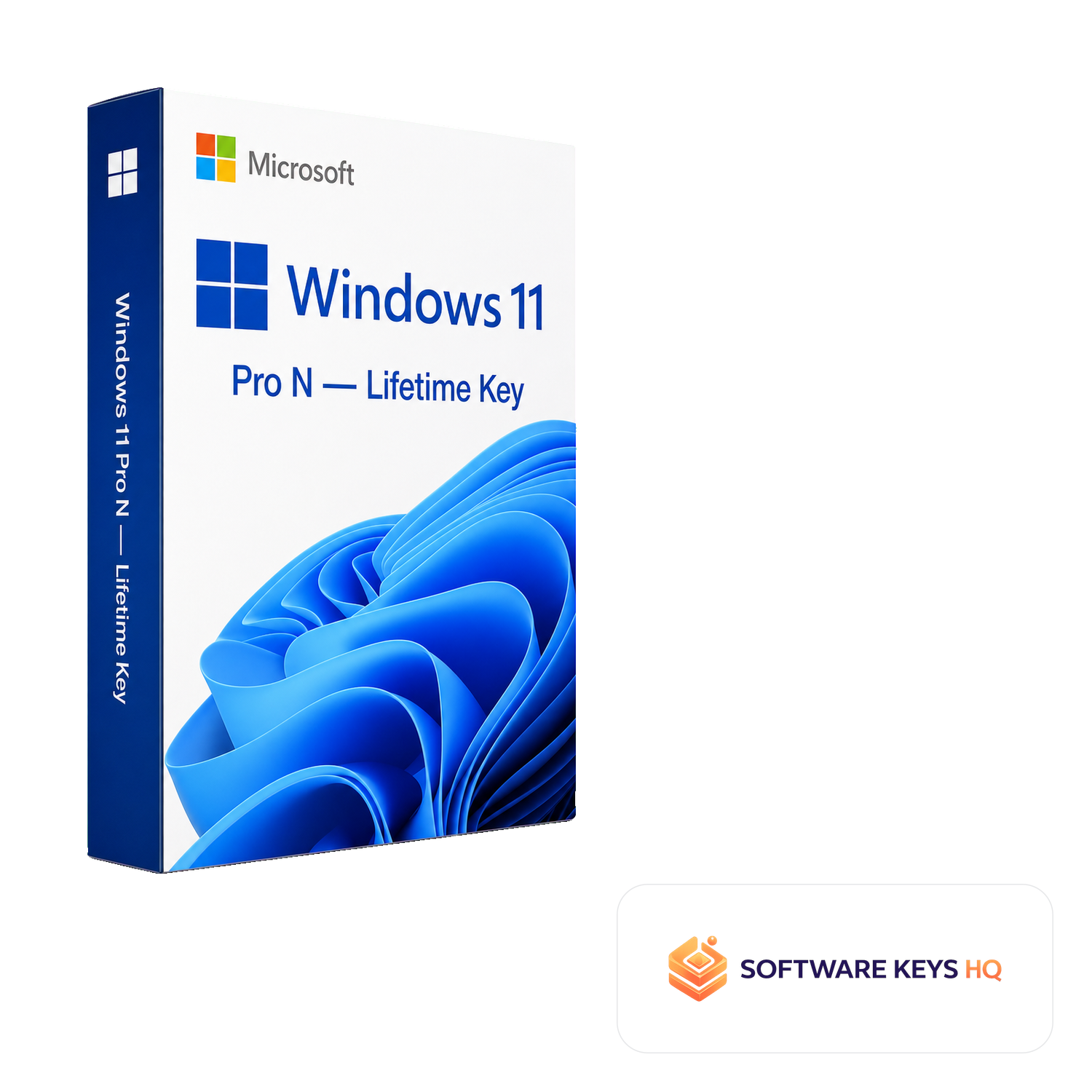 Windows 11 Pro N Lifetime Key software box