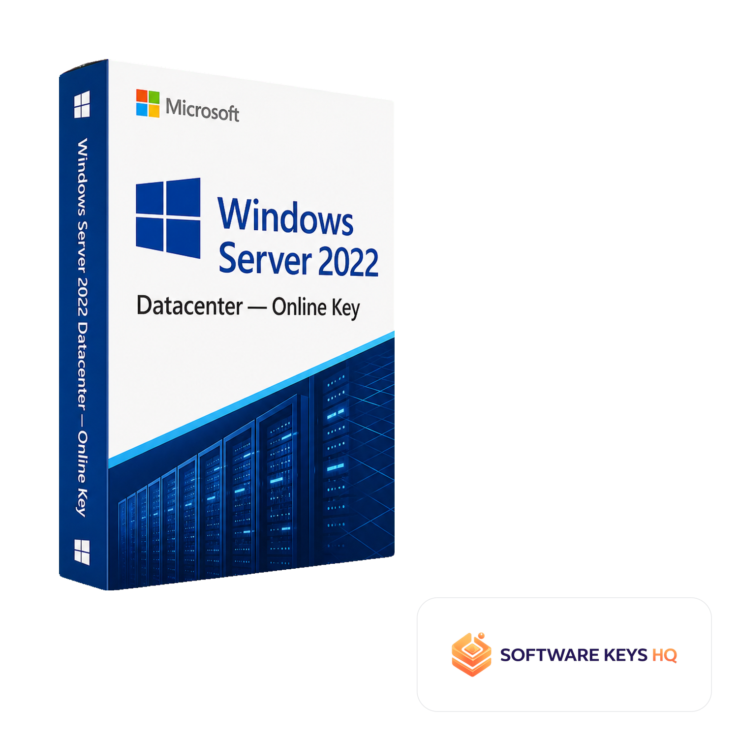 Windows Server 2022 Datacenter Online Key software box