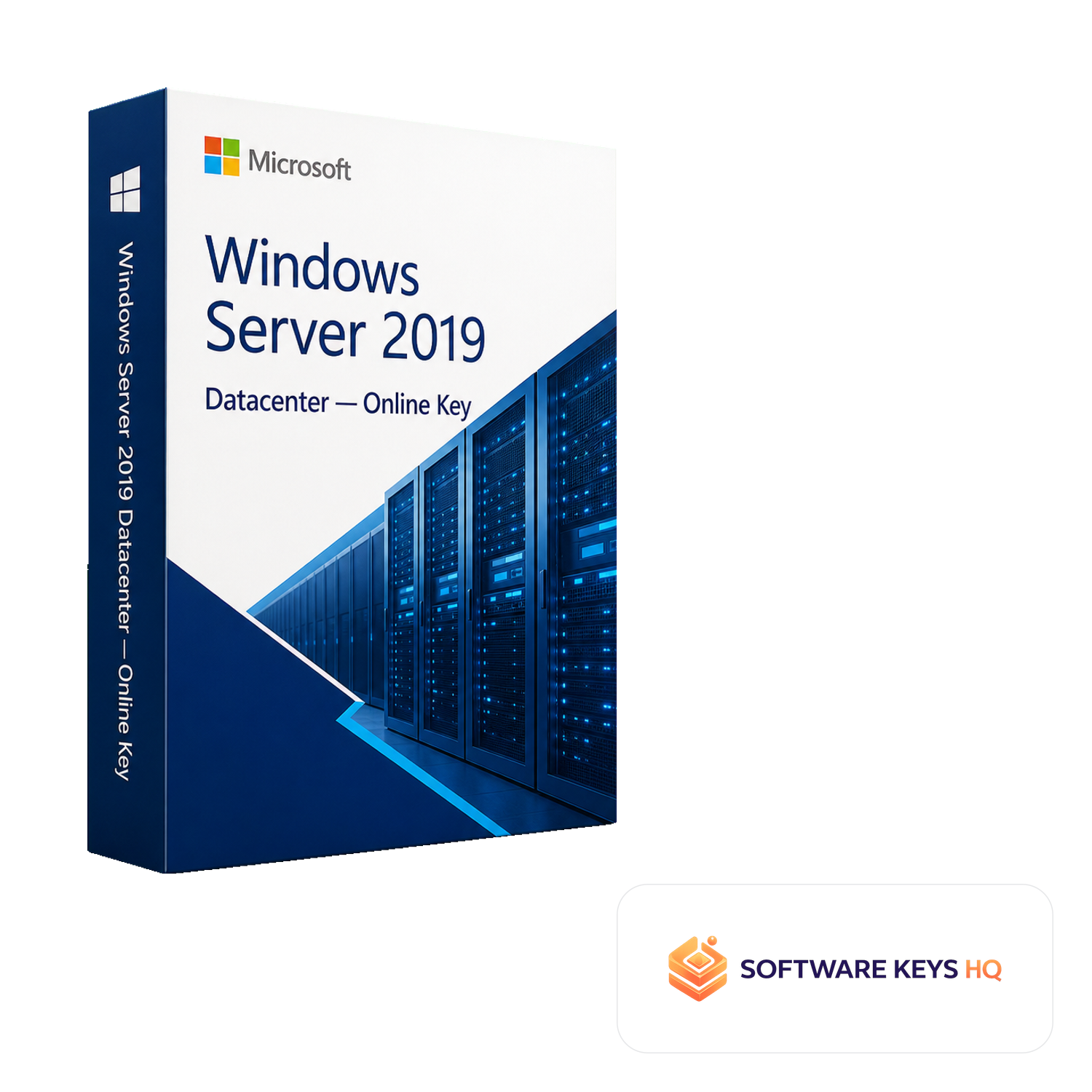 Windows Server 2019 Datacenter Online Key software box