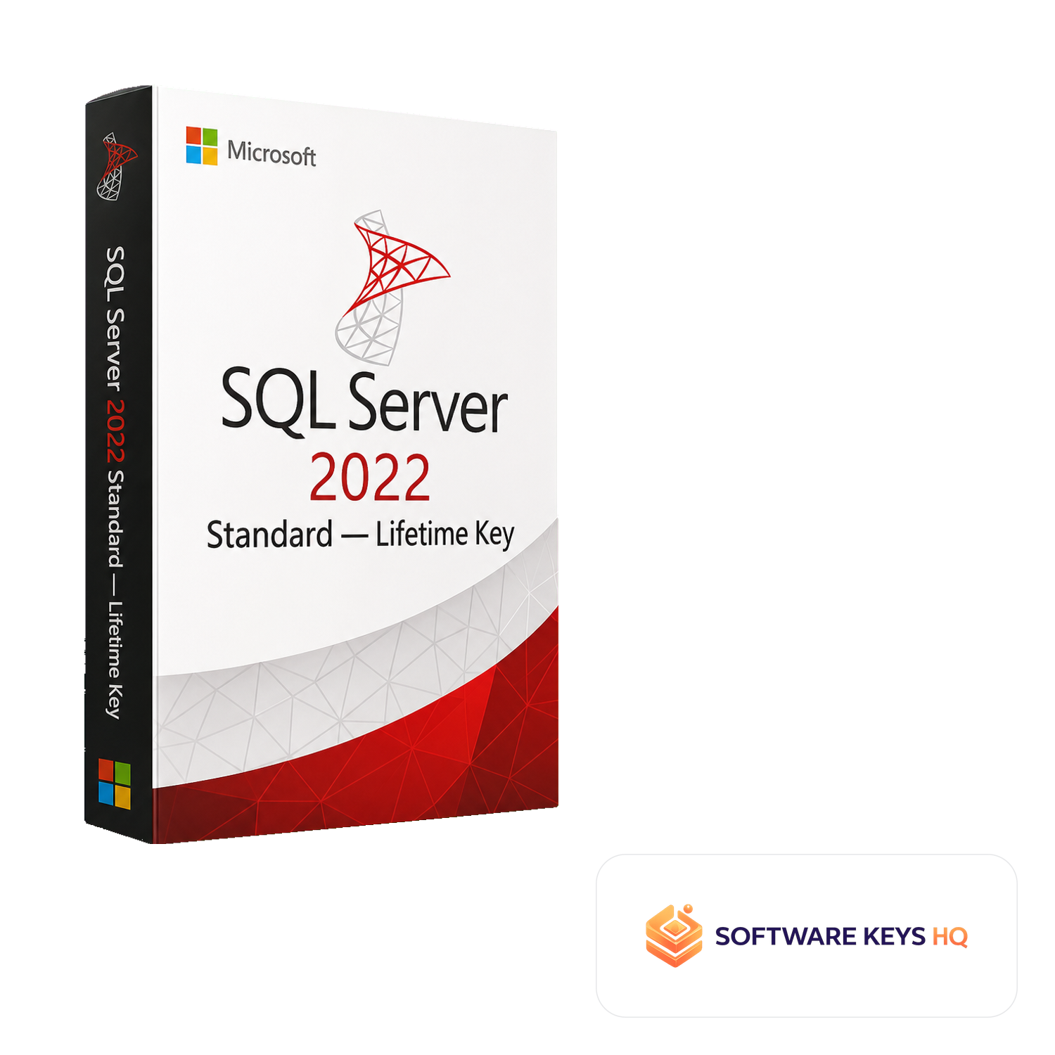 SQL Server 2022 Standard Lifetime Key software box