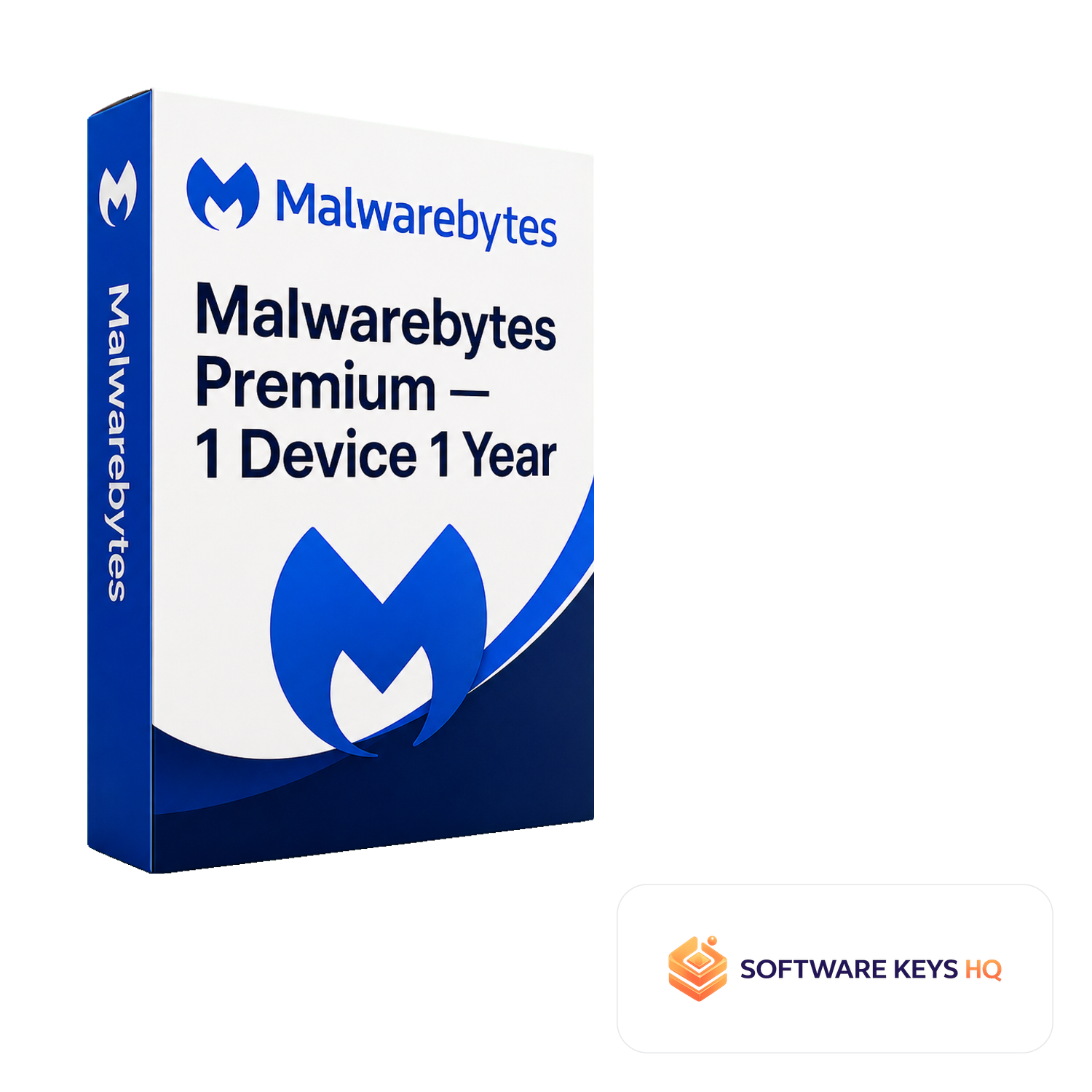 Malwarebytes Premium 1 Device 1 Year software box