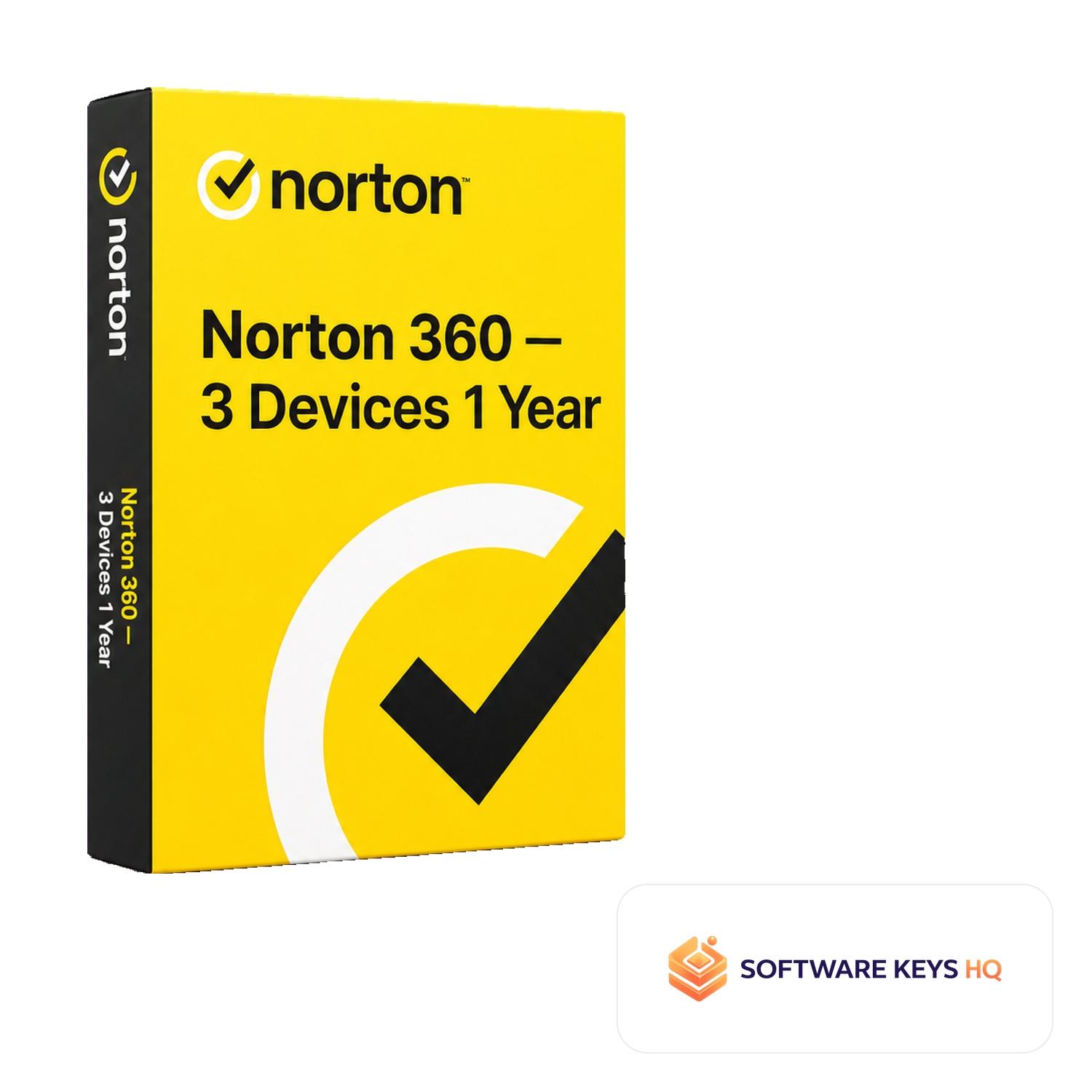 Norton 360 3 Devices 1 Year software box