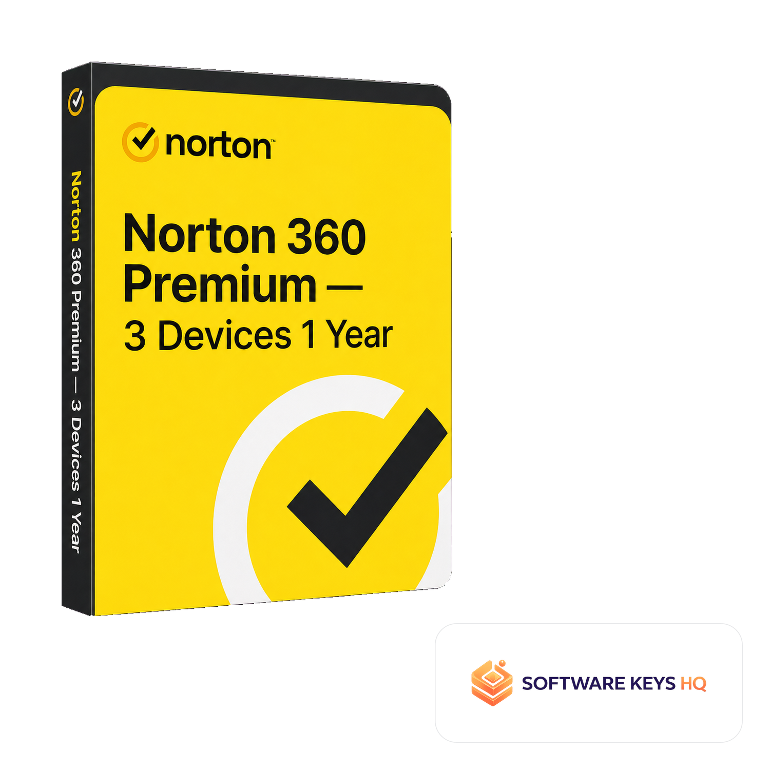 Norton 360 Premium 3 Devices 1 Year software box
