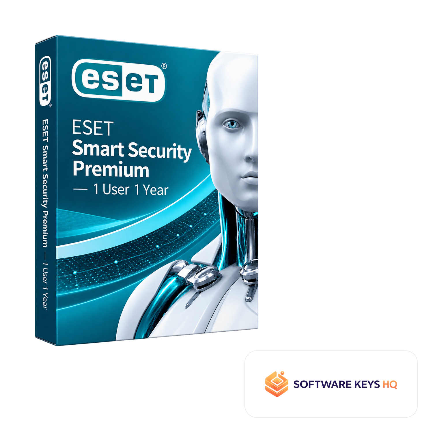 ESET Smart Security Premium 1 User 1 Year software box