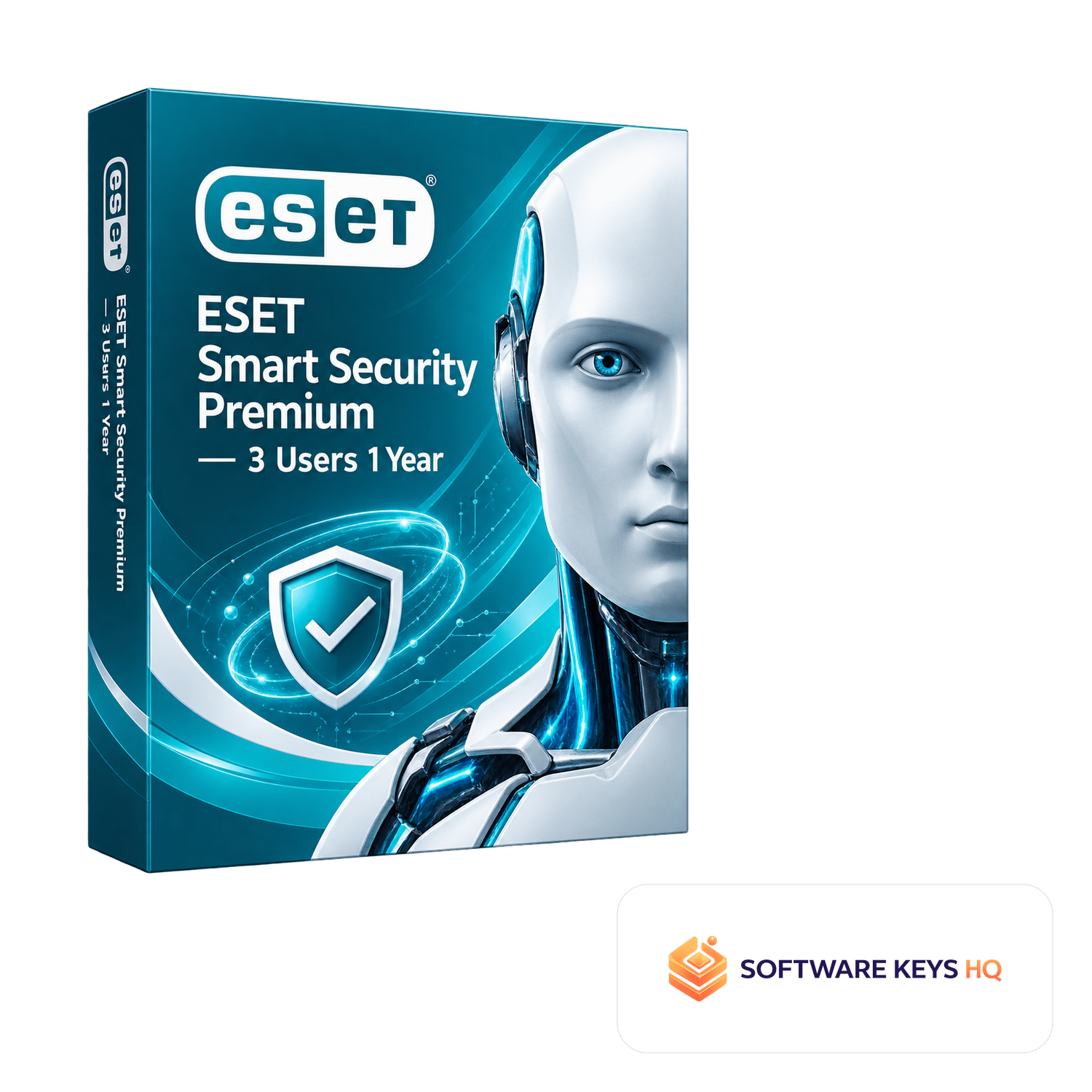 ESET Smart Security Premium 3 Users 1 Year software box