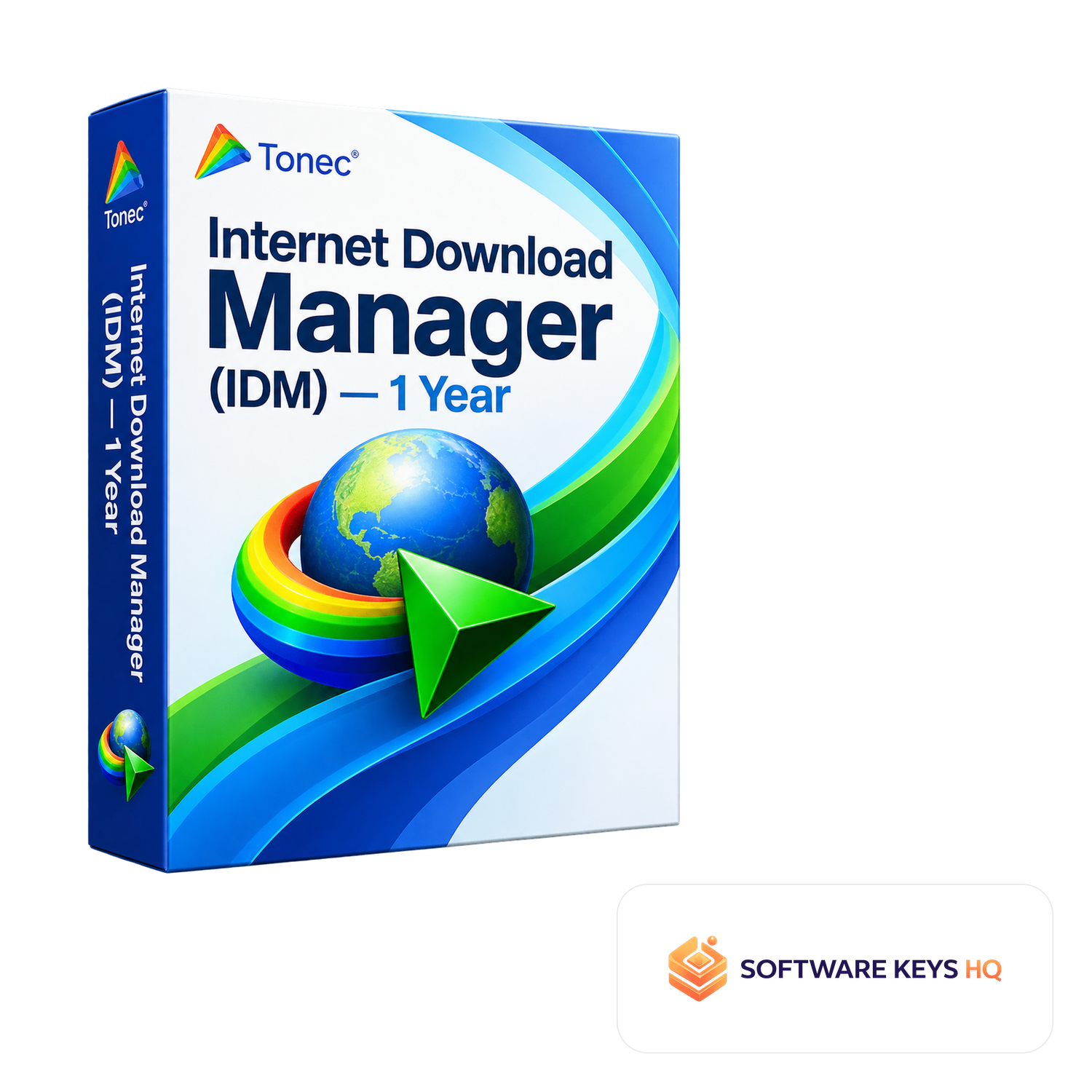 Internet Download Manager (IDM) 1 Year software box