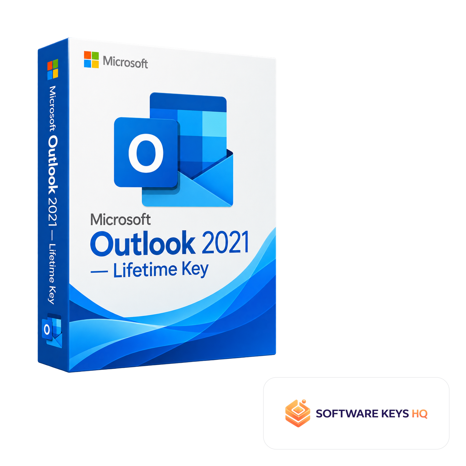 Microsoft Outlook 2021 Lifetime Key software box