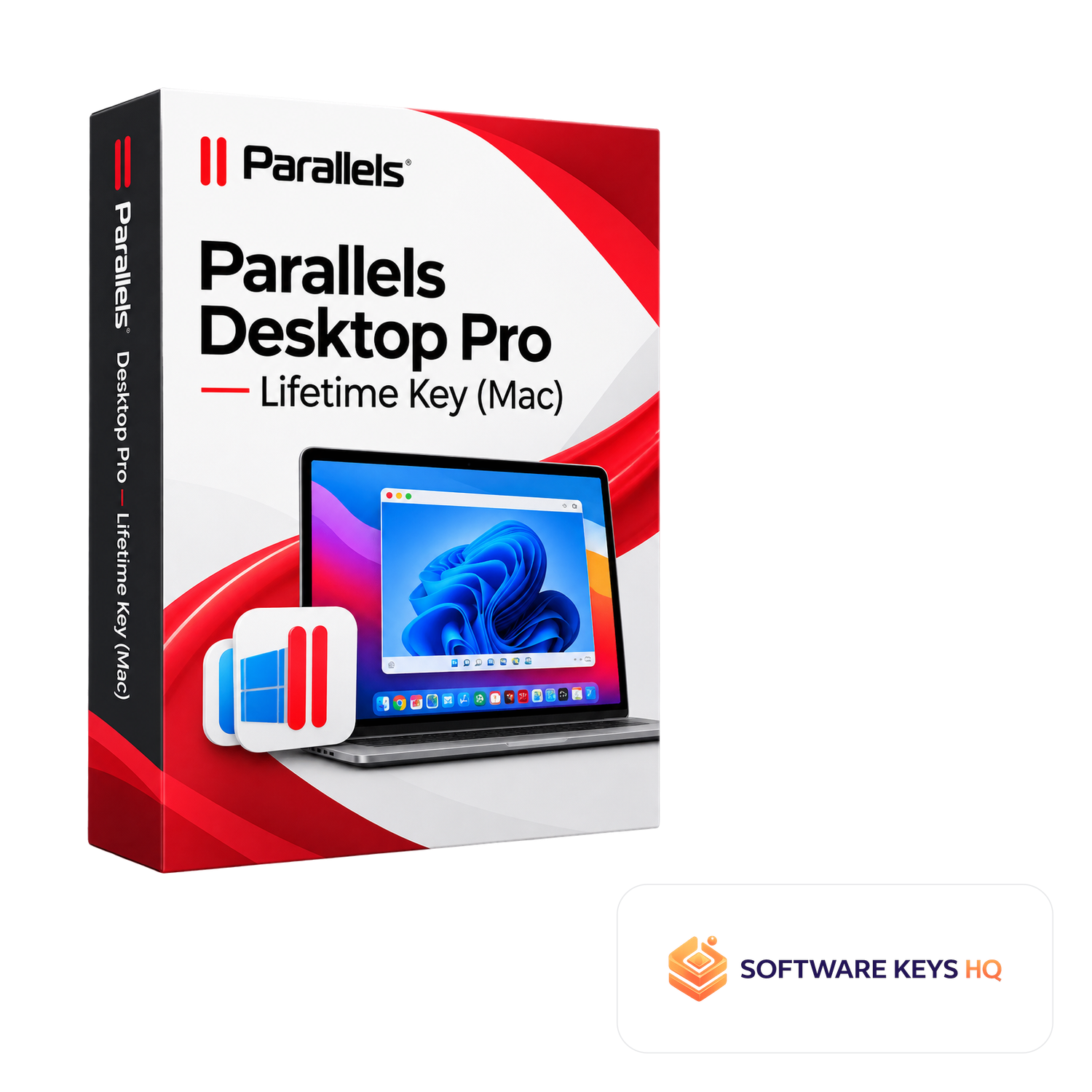 Parallels Desktop Pro Lifetime Key (Mac) software box