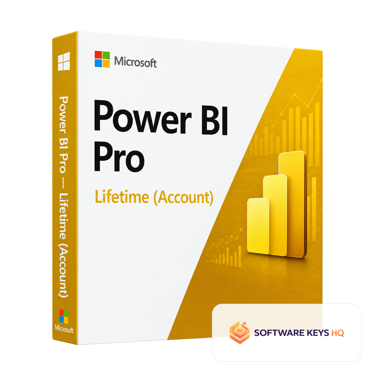 Power BI Pro Lifetime (Account) software box