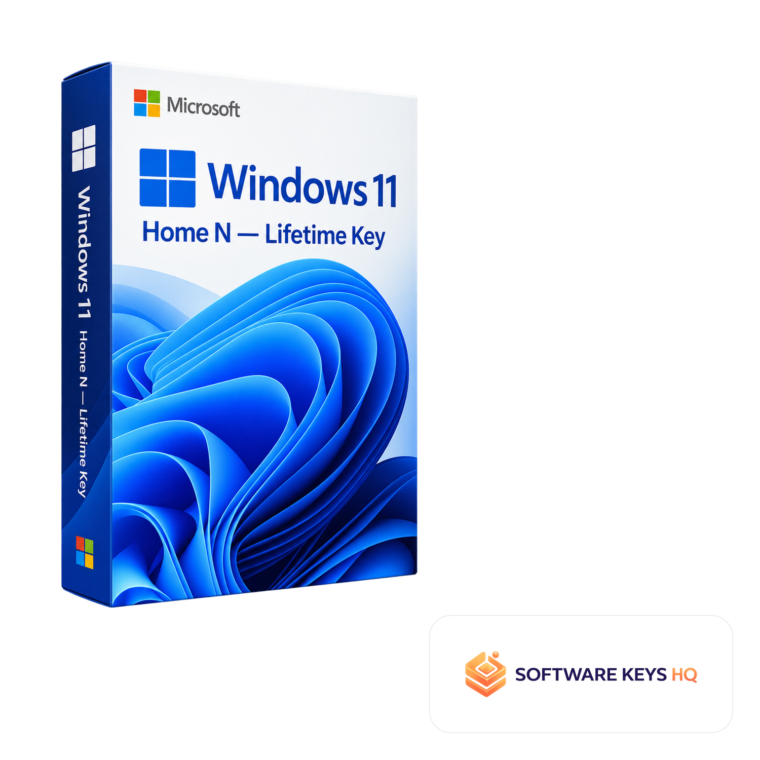 Windows 11 Home N Lifetime Key software box