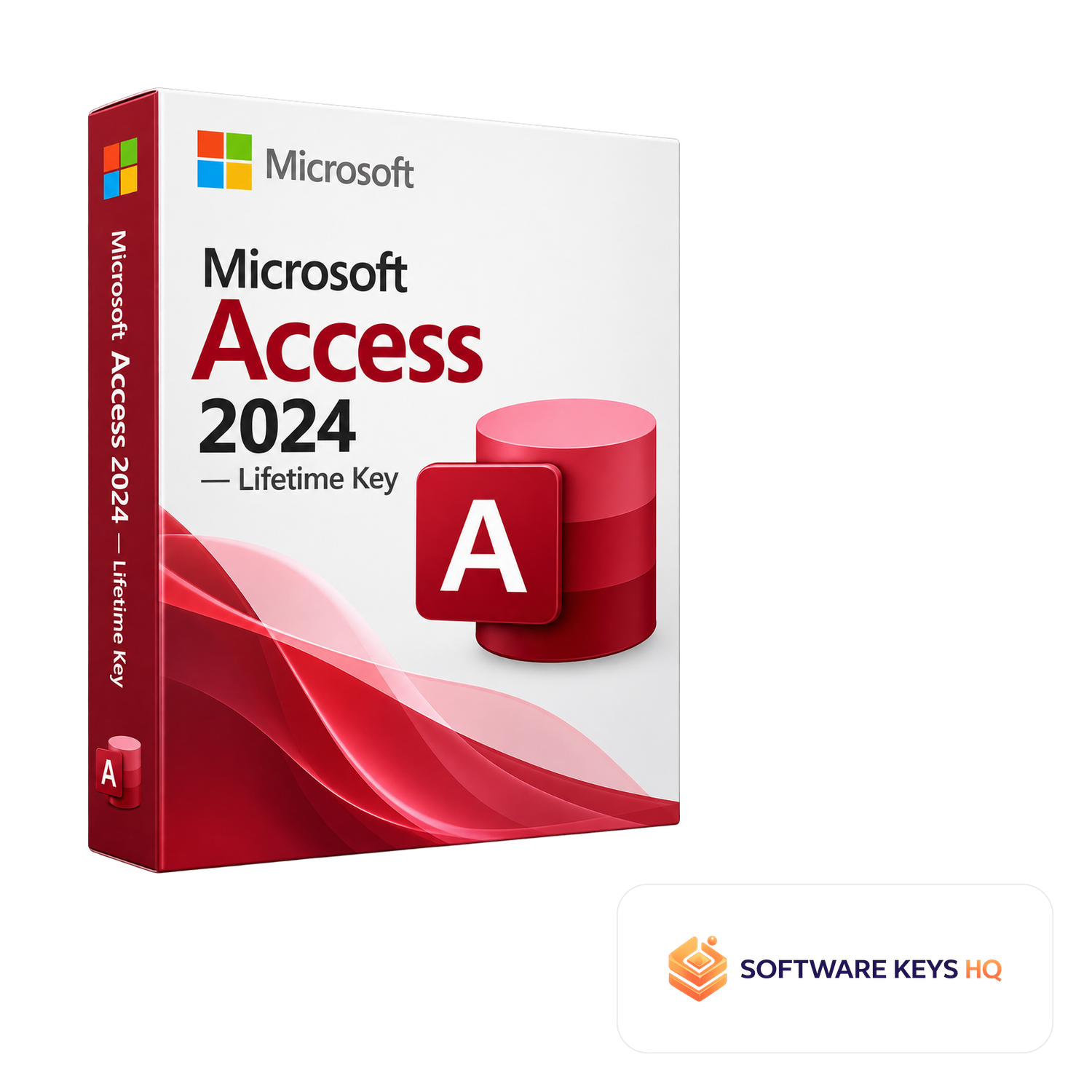 Microsoft Access 2024 Lifetime Key software box