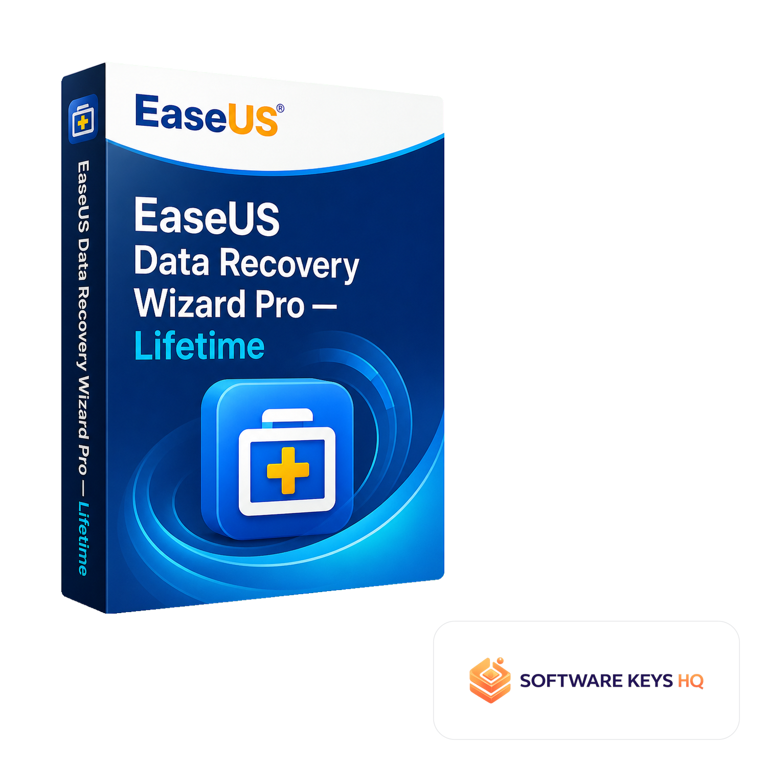 EaseUS Data Recovery Wizard Pro Lifetime software box