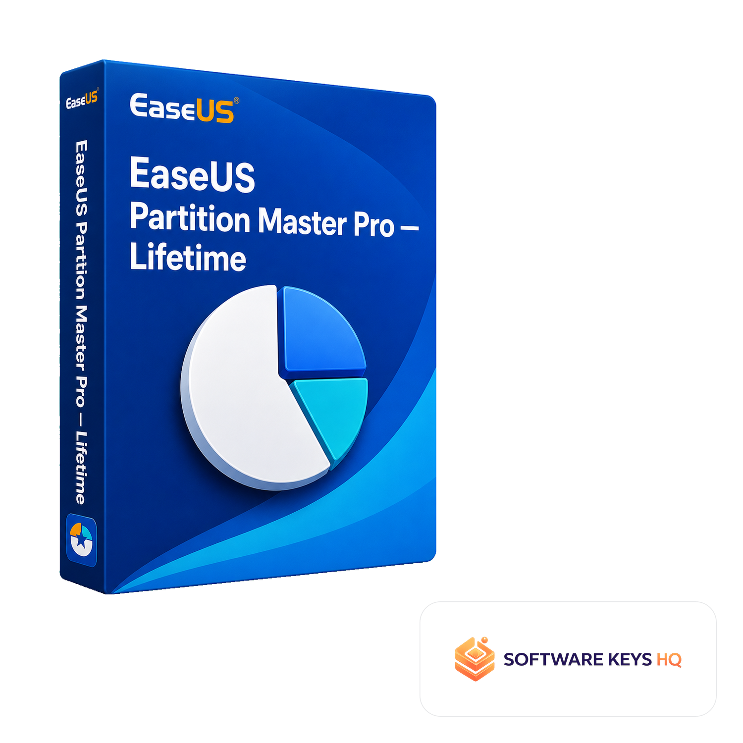 EaseUS Partition Master Pro Lifetime software box