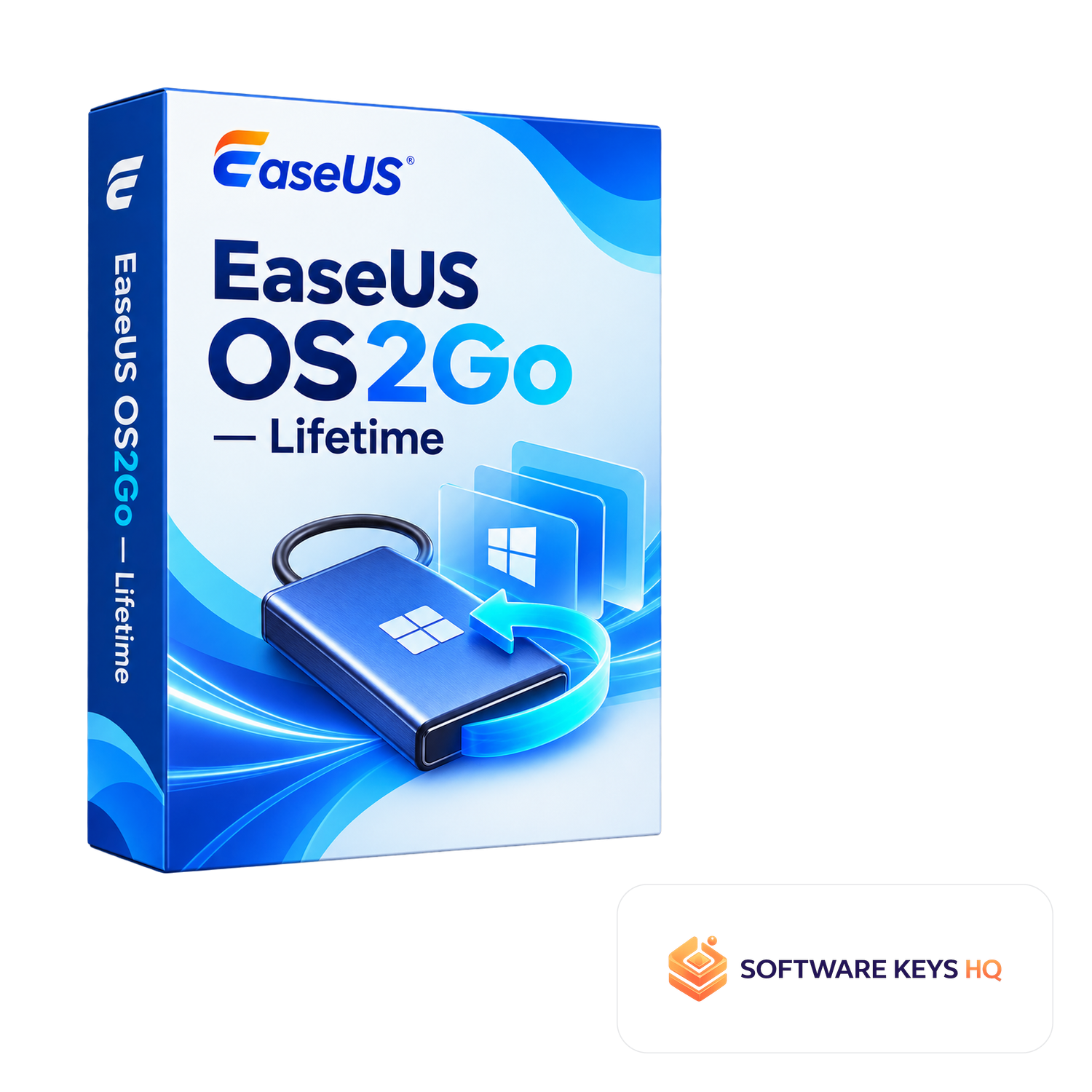 EaseUS OS2Go Lifetime software box