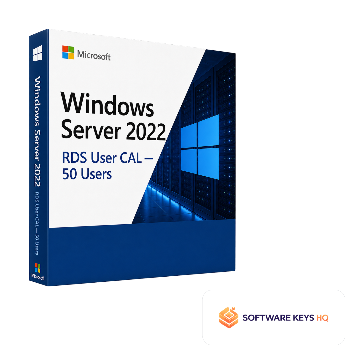 Windows Server 2022 RDS User CAL 50 Users software box