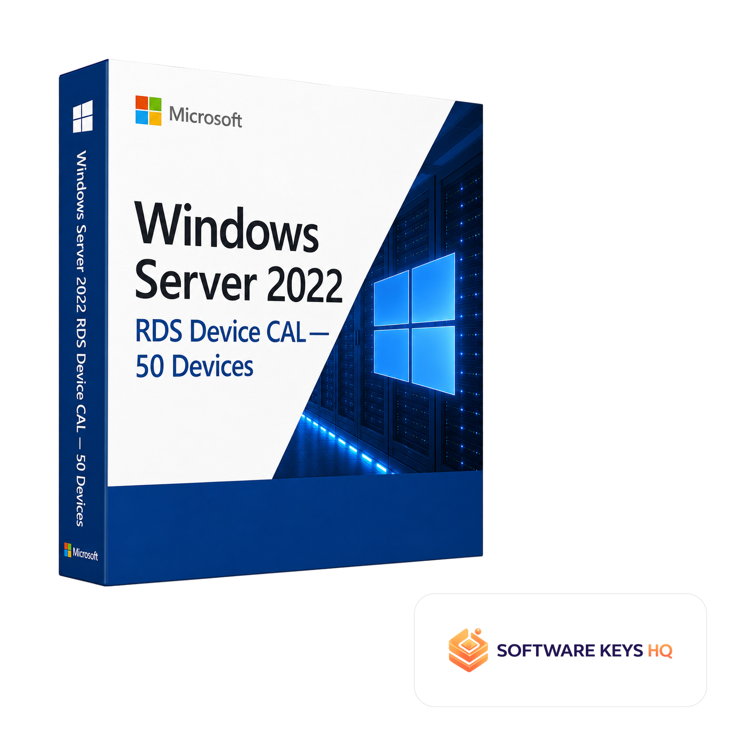 Windows Server 2022 RDS Device CAL 50 Devices software box