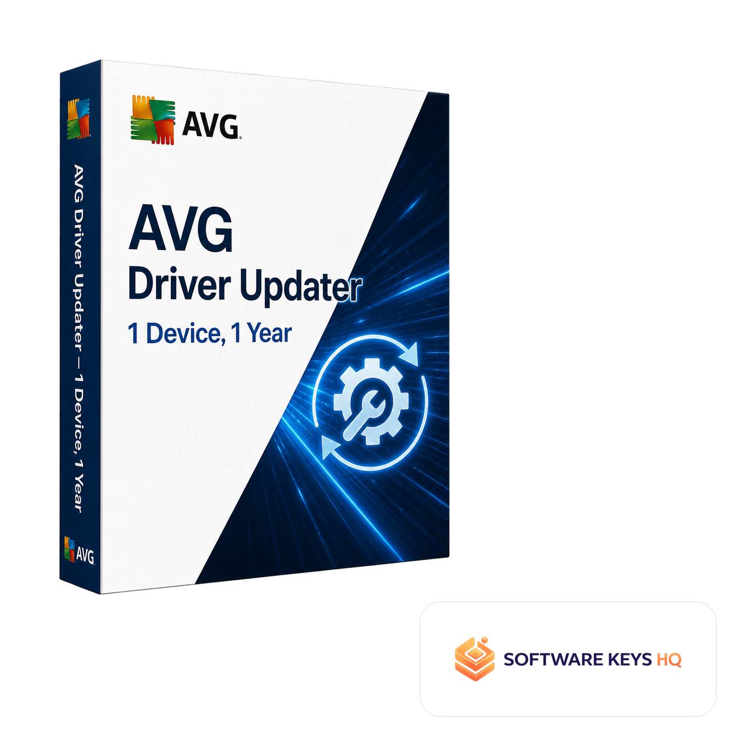 AVG Driver Updater 1 Device, 1 Year software box