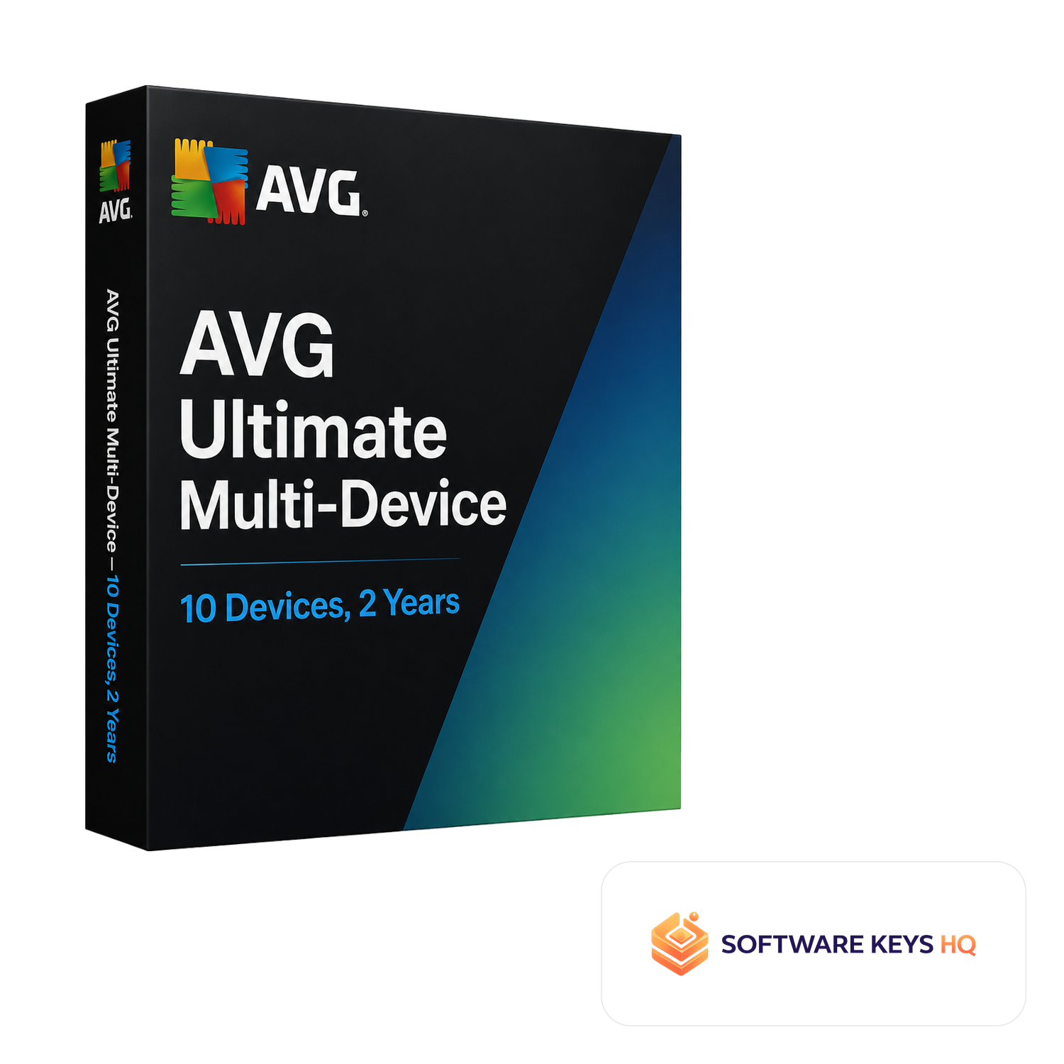 AVG Ultimate Multi-Device 10 Devices, 2 Years software box
