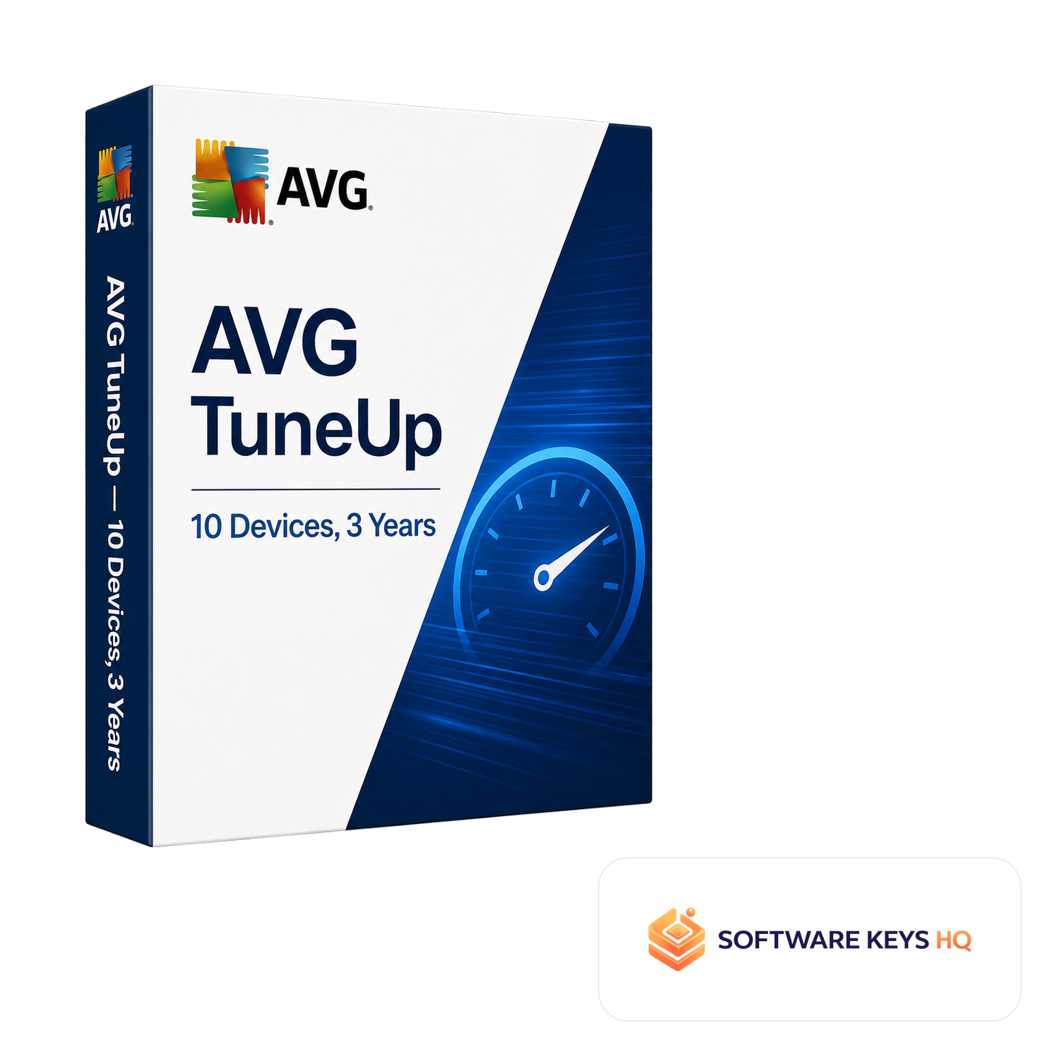 AVG TuneUp 10 Devices, 3 Years software box