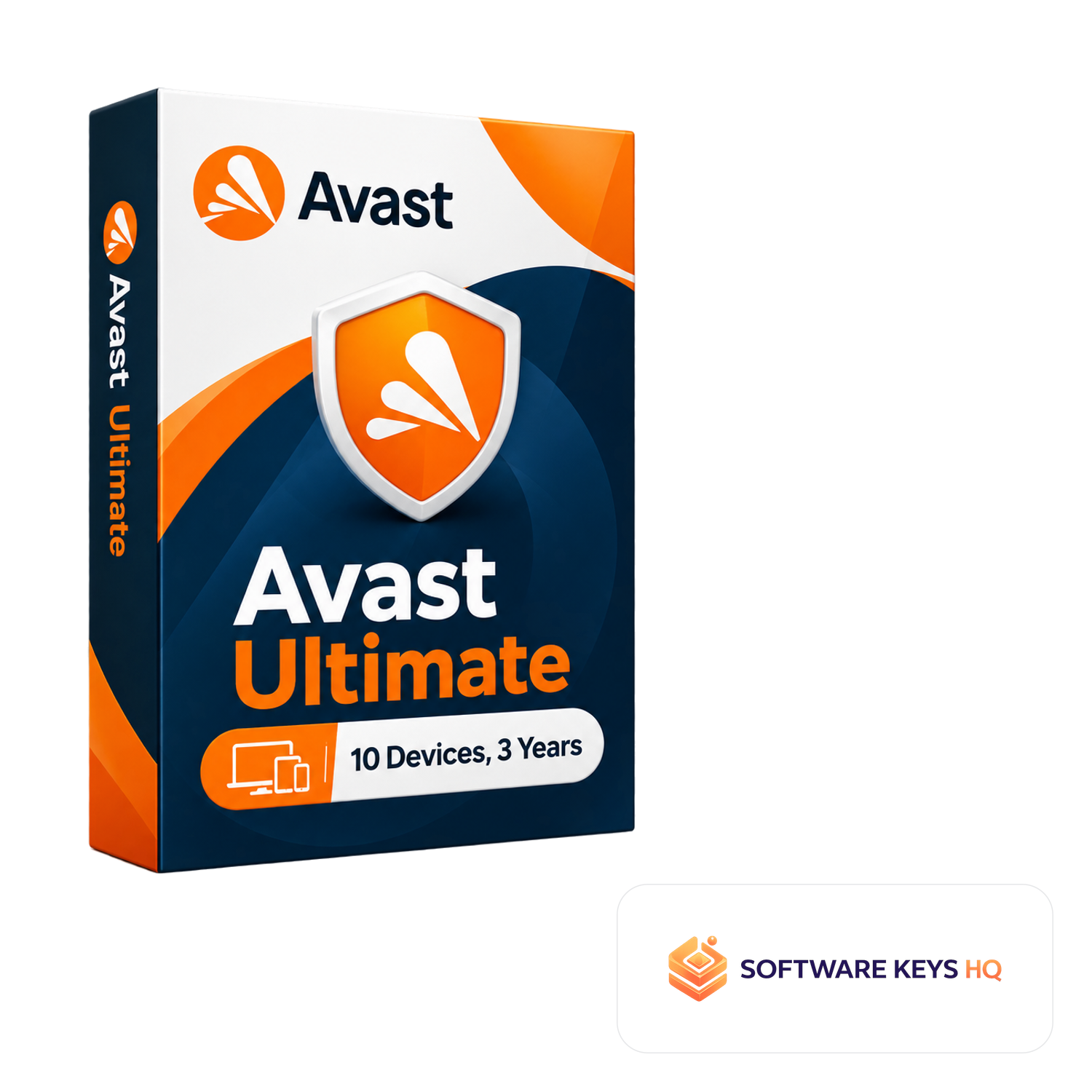 Avast Ultimate 10 Devices, 3 Years software box