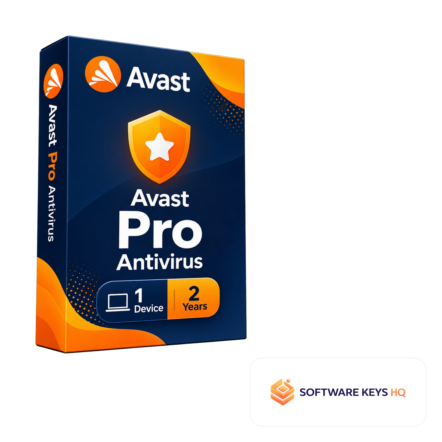 Avast Pro Antivirus 1 Device, 2 Years software box