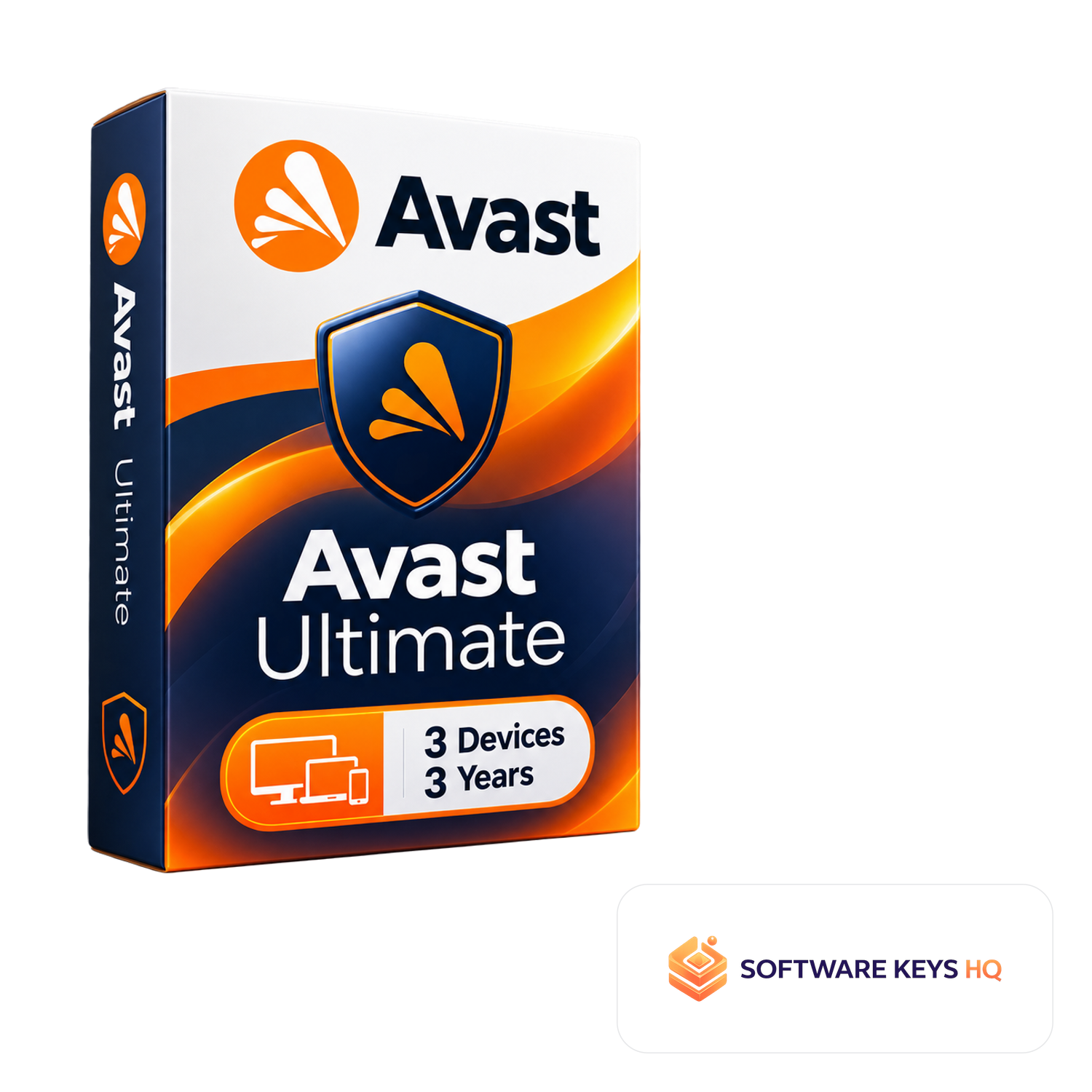 Avast Ultimate 3 Devices, 3 Years software box