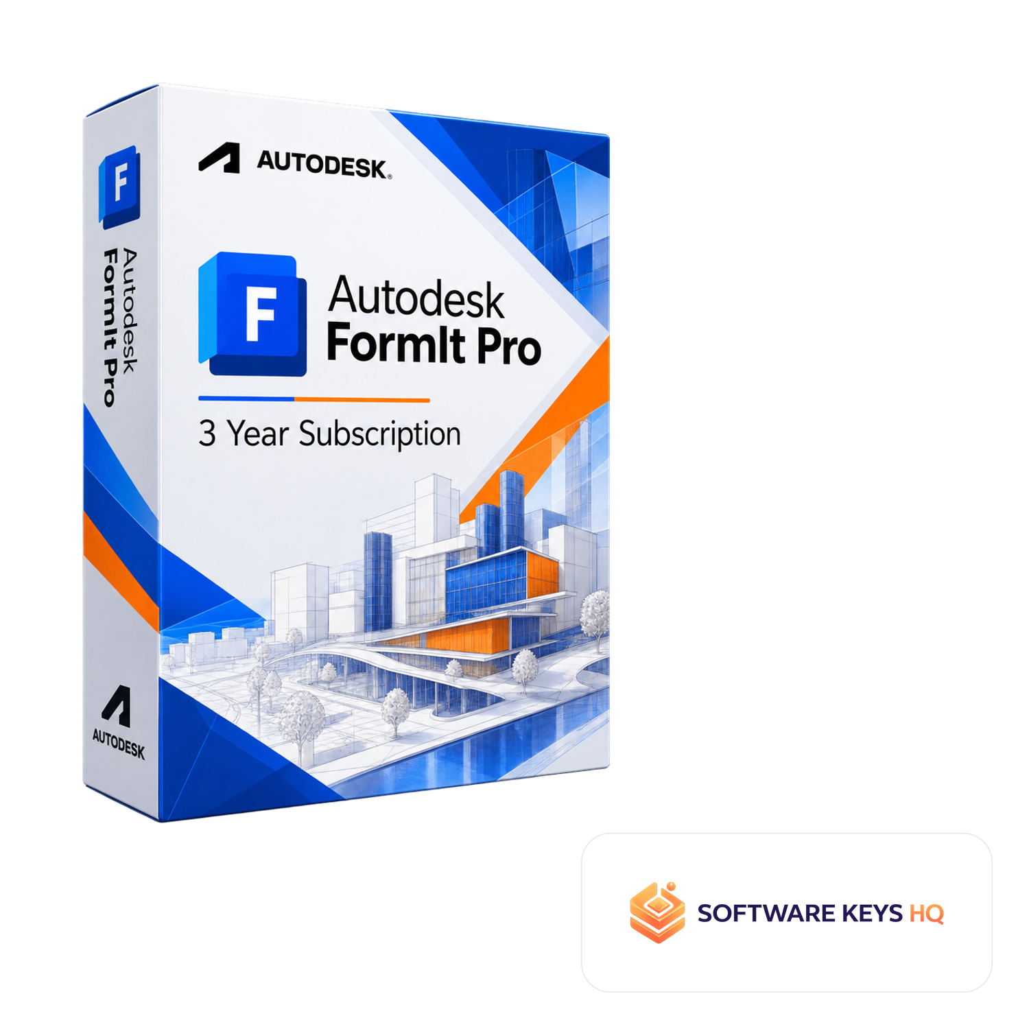 Autodesk FormIt Pro 3 Year Subscription software box