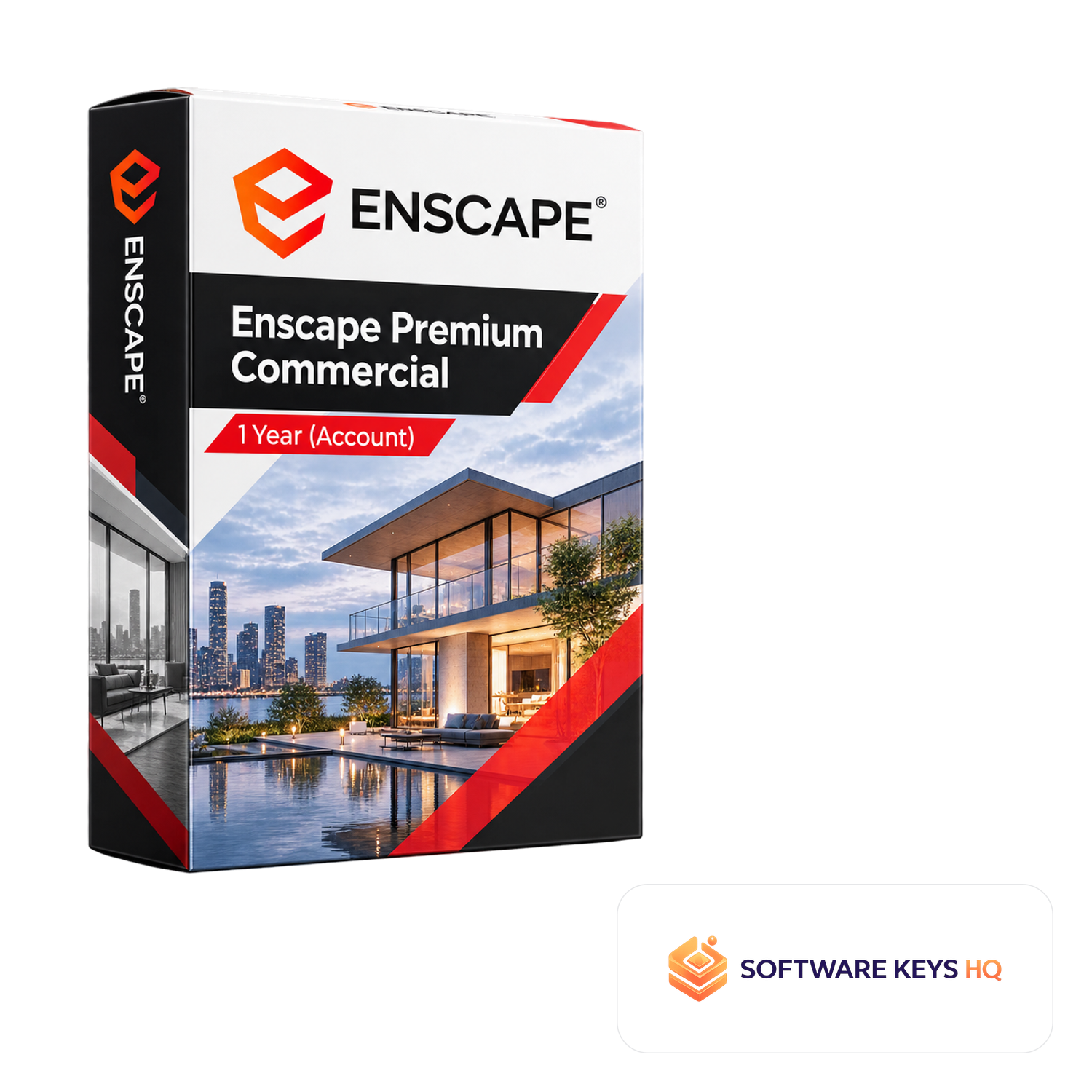 Enscape Premium Commercial 1 Year (Account) software box