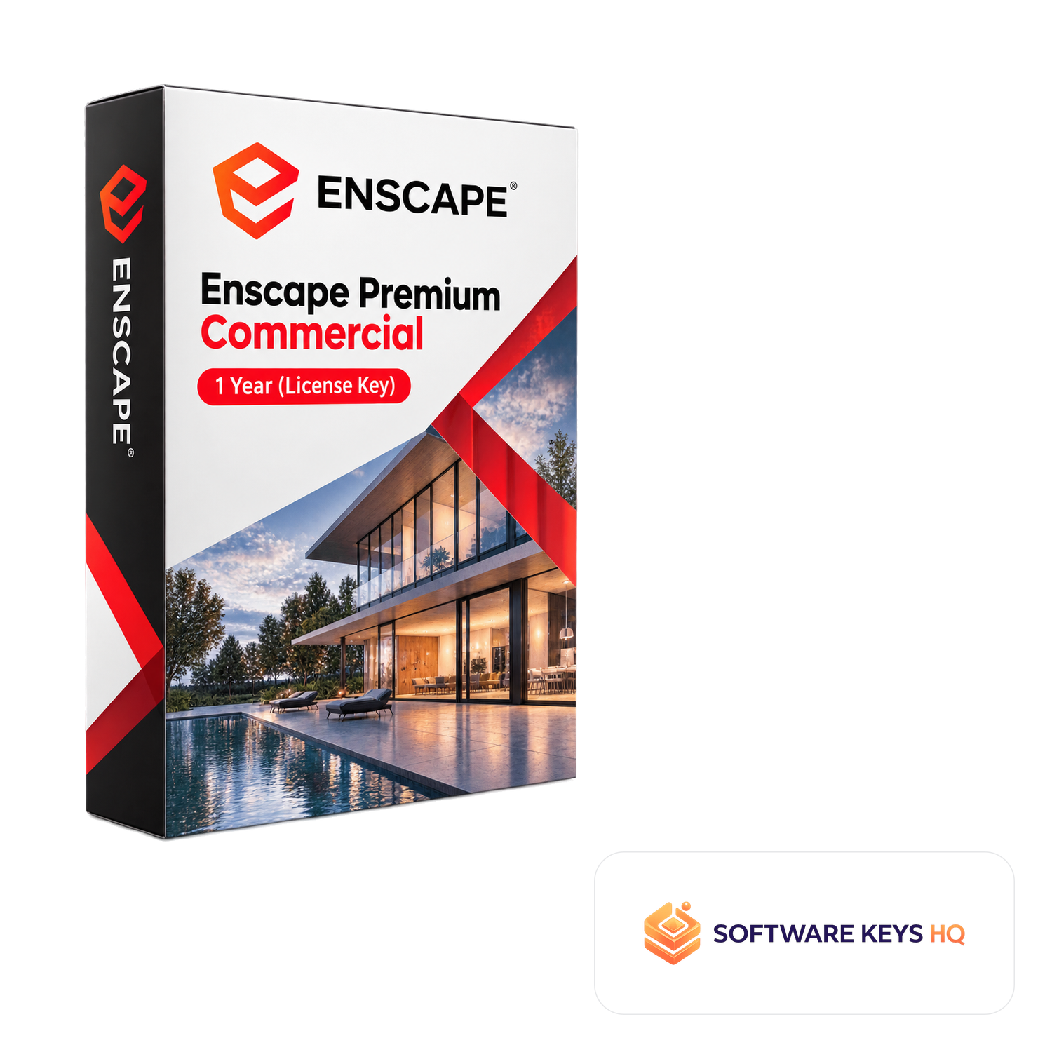 Enscape Premium Commercial 1 Year (License Key) software box