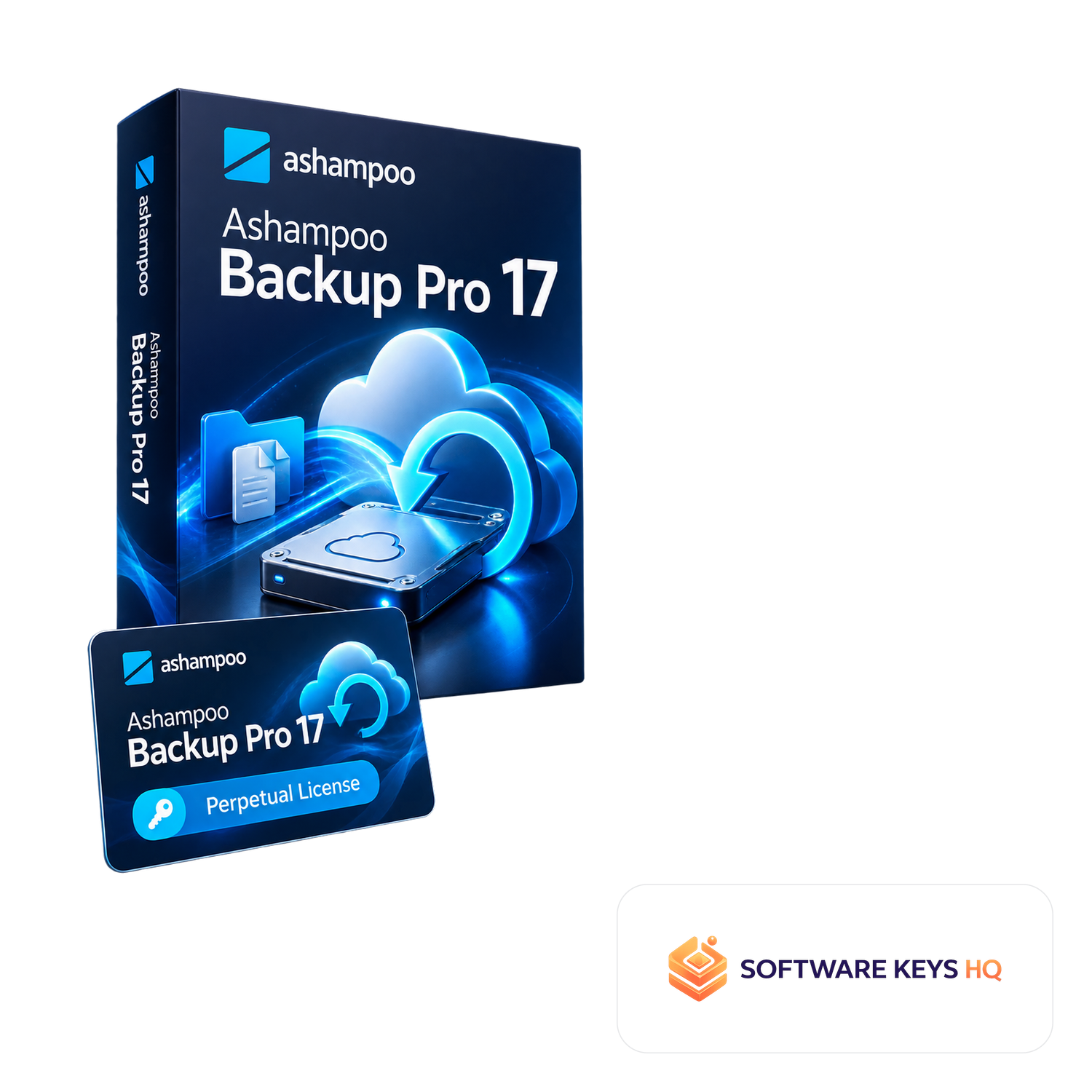 Ashampoo Backup Pro 17 Perpetual License software box