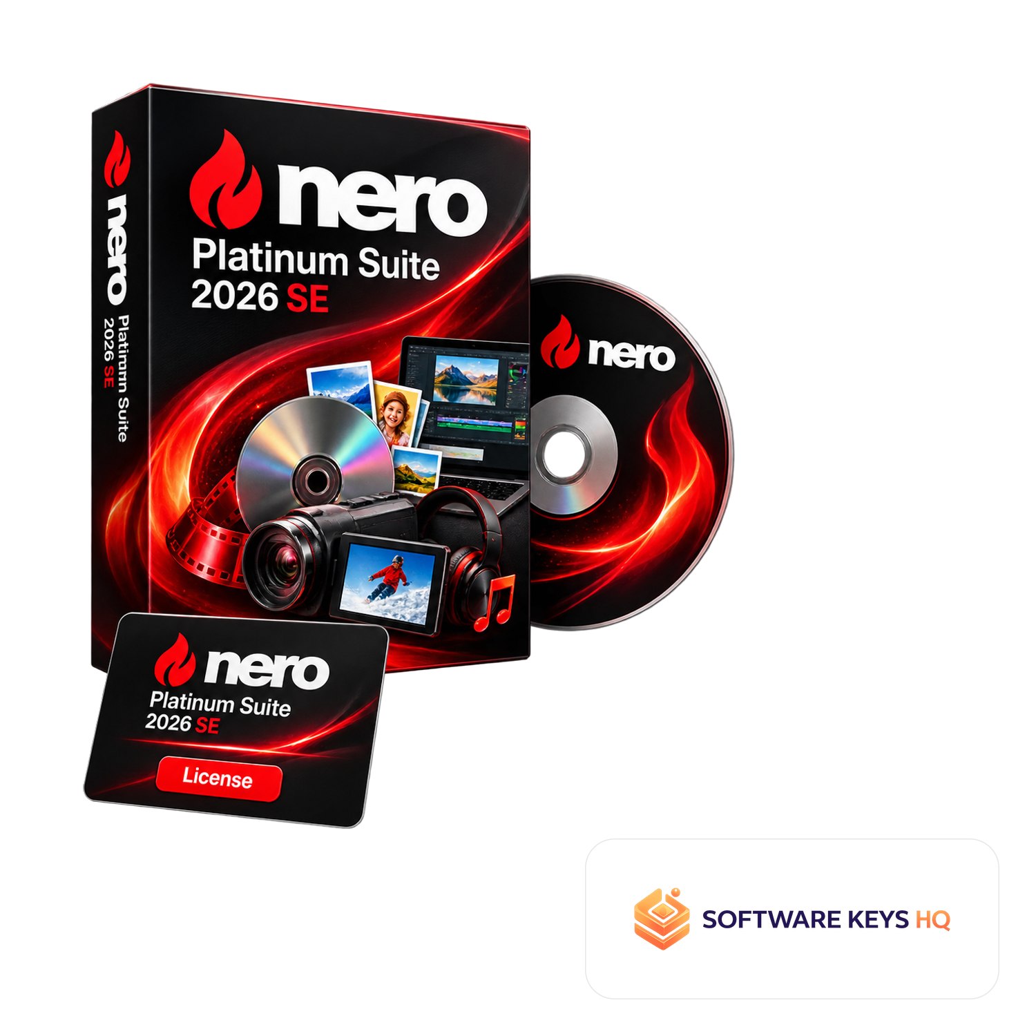Nero Platinum Suite 2026 SE License software box