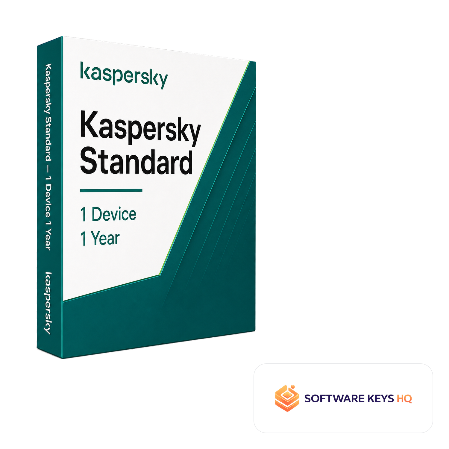 Kaspersky Standard 1 Device 1 Year software box