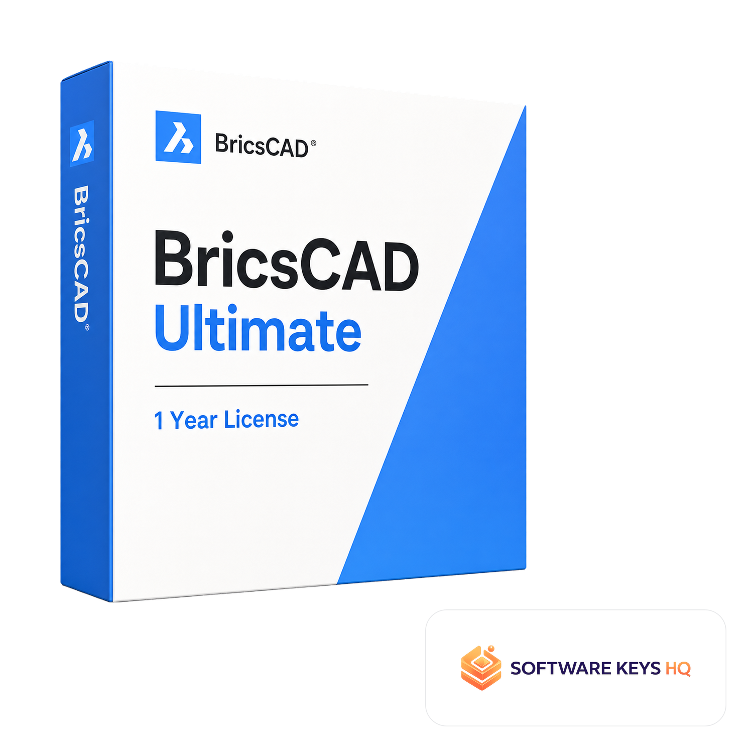 BricsCAD Ultimate 1 Year License software box