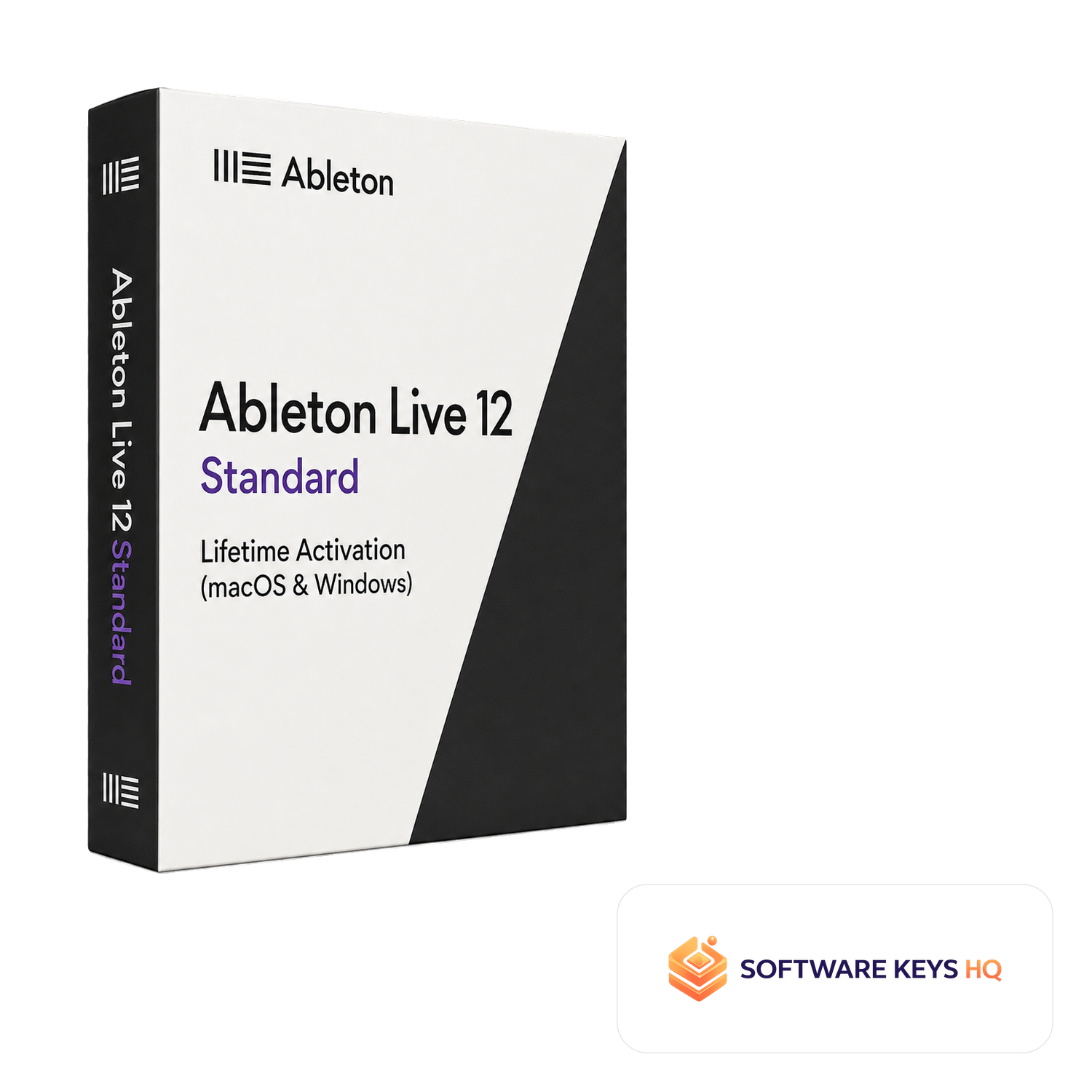Ableton Live 12 Standard Lifetime Activation (macOS & Windows) software box