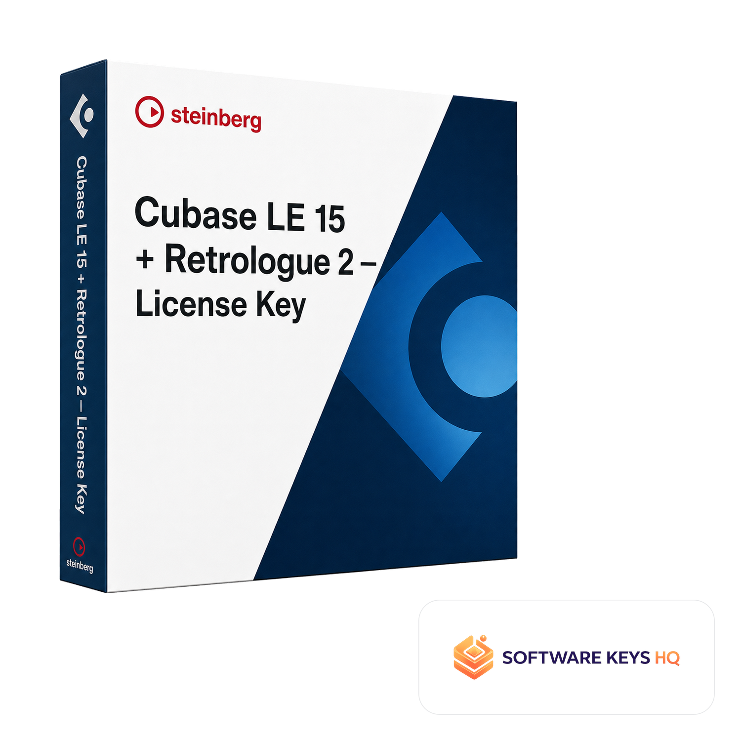 Cubase LE 15 + Retrologue 2 License Key software box